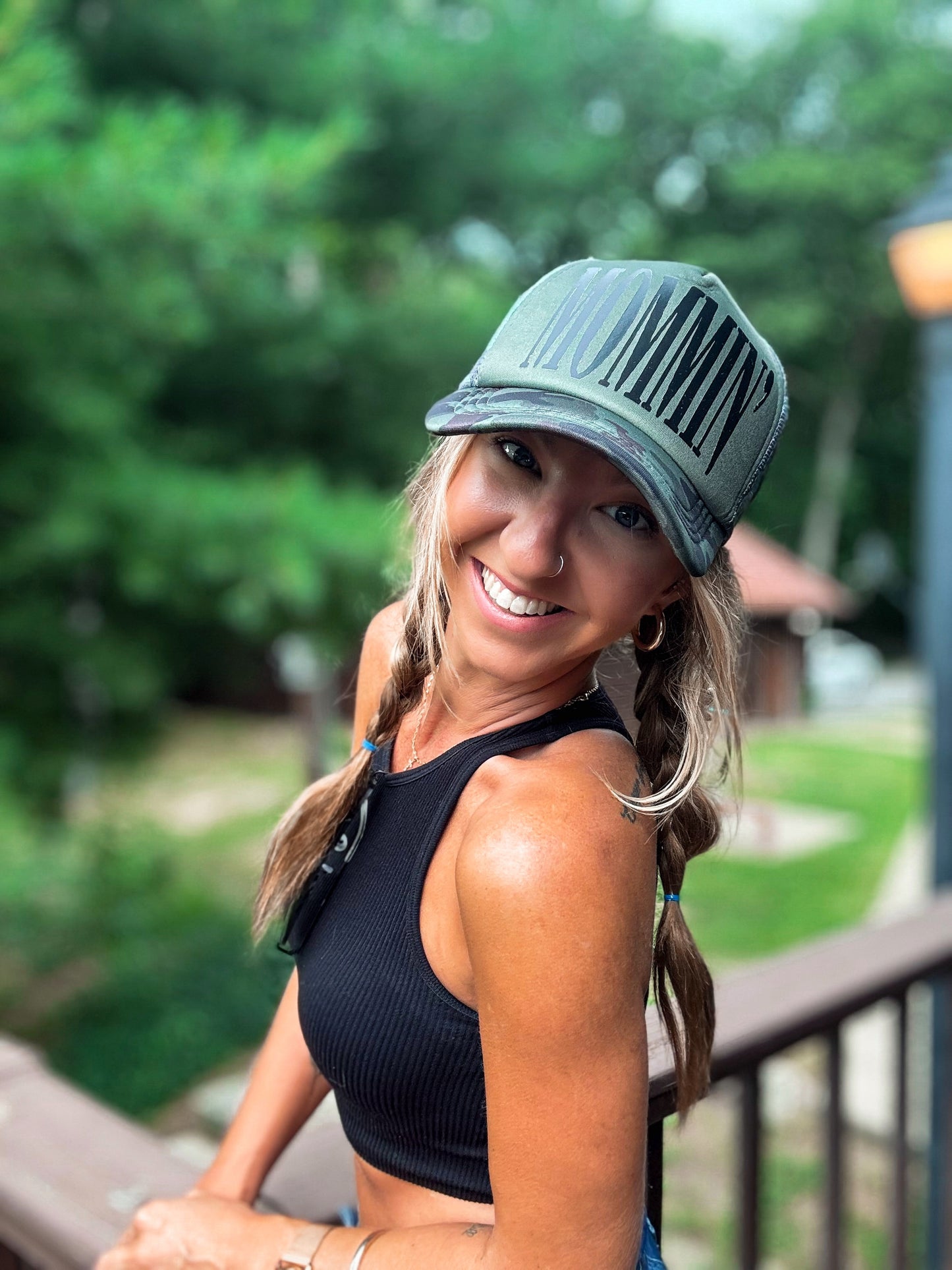 Mommin’ Camo Trucker Hat