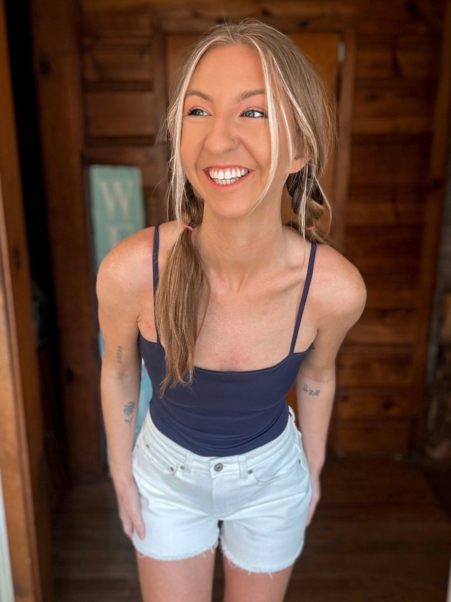 Nautical Navy Bodysuit