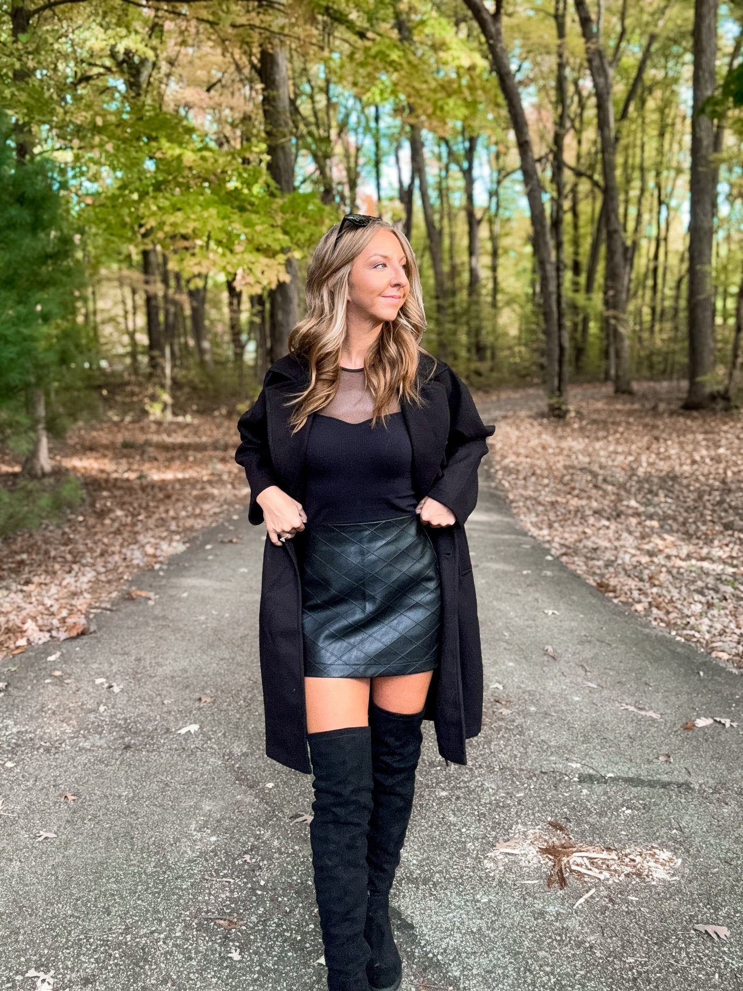 Black Diamond Mini Skirt