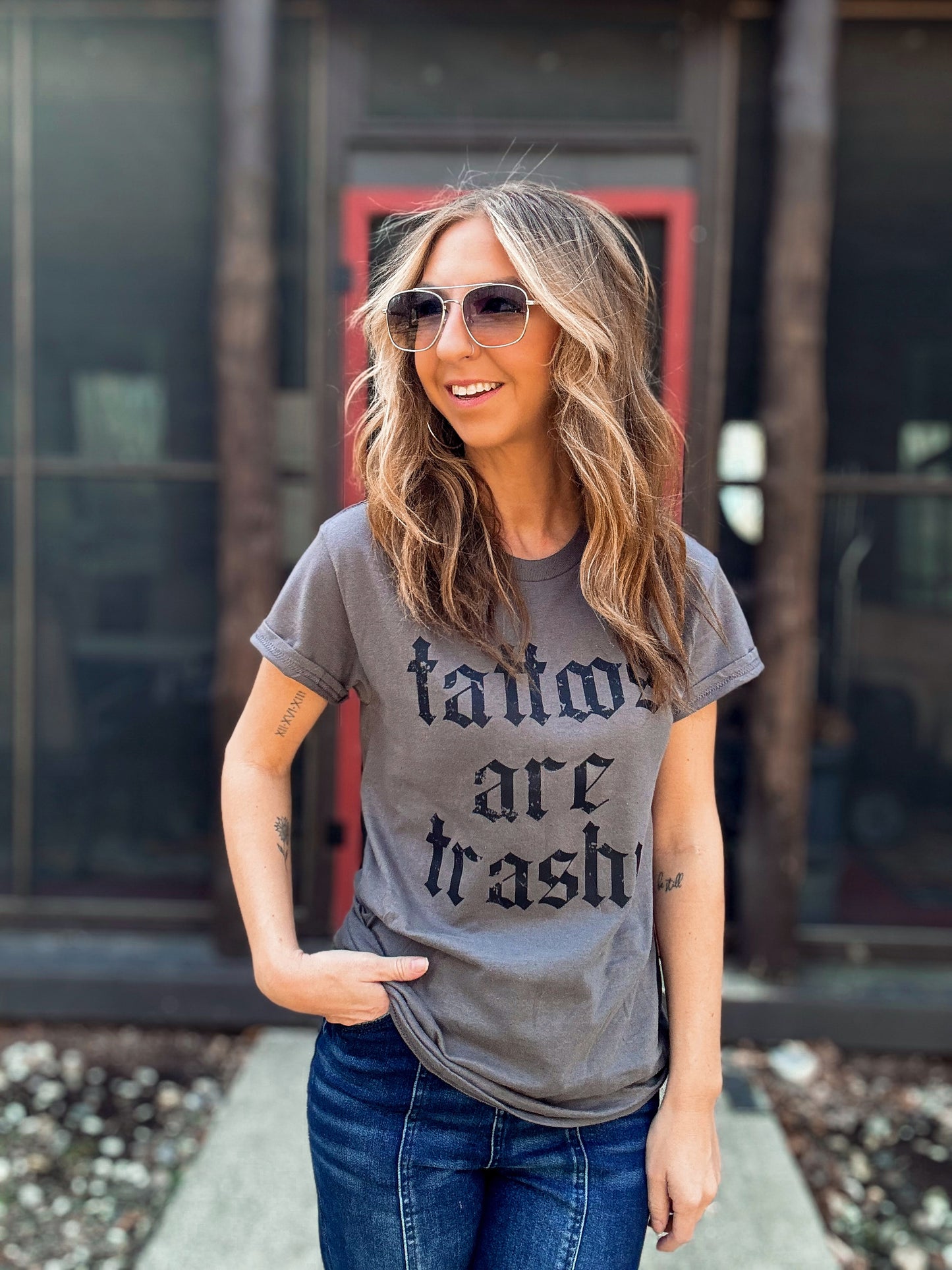 ‘Tattoos Are Trashy’ Graphic Tee