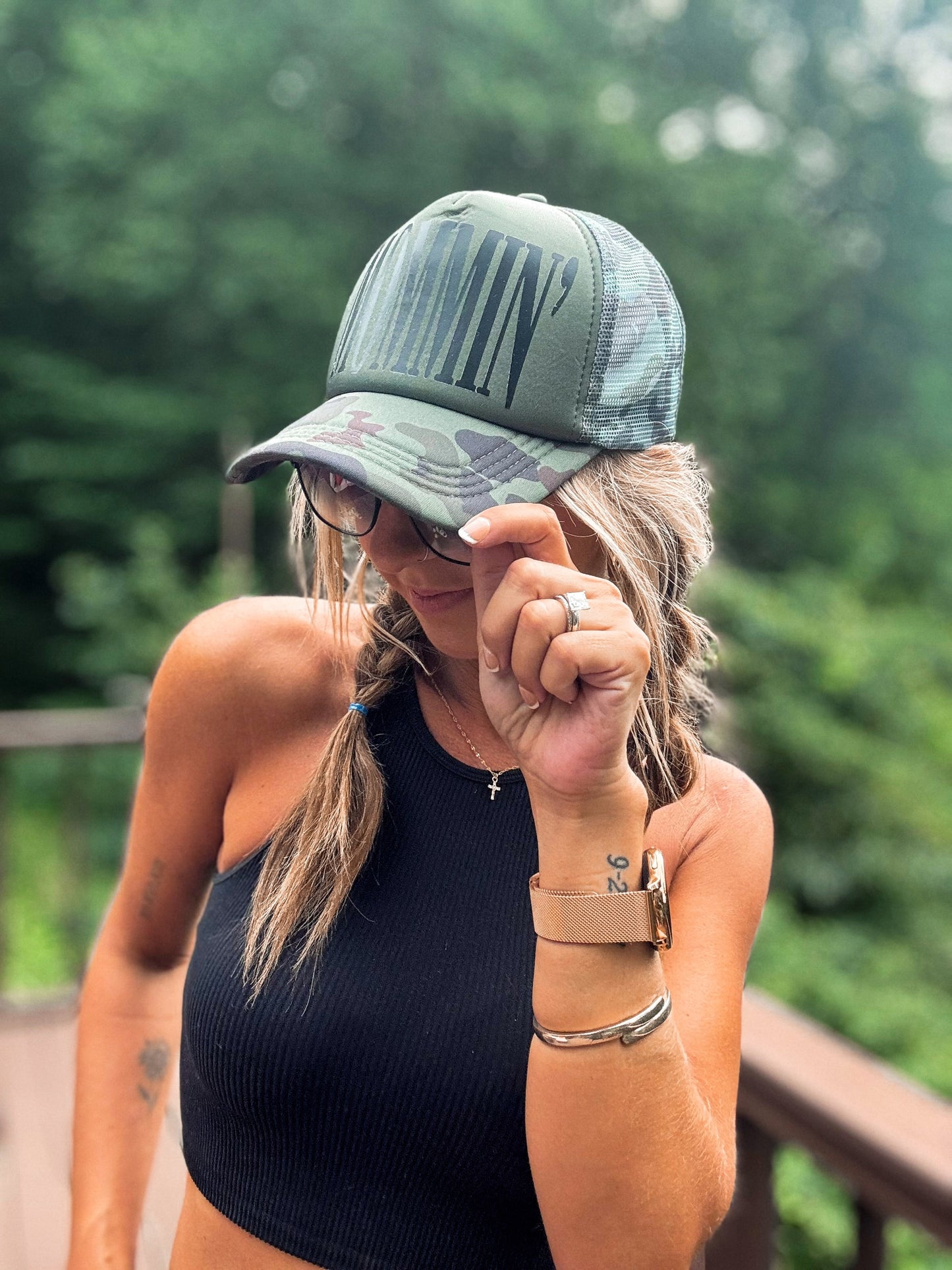 Mommin’ Camo Trucker Hat