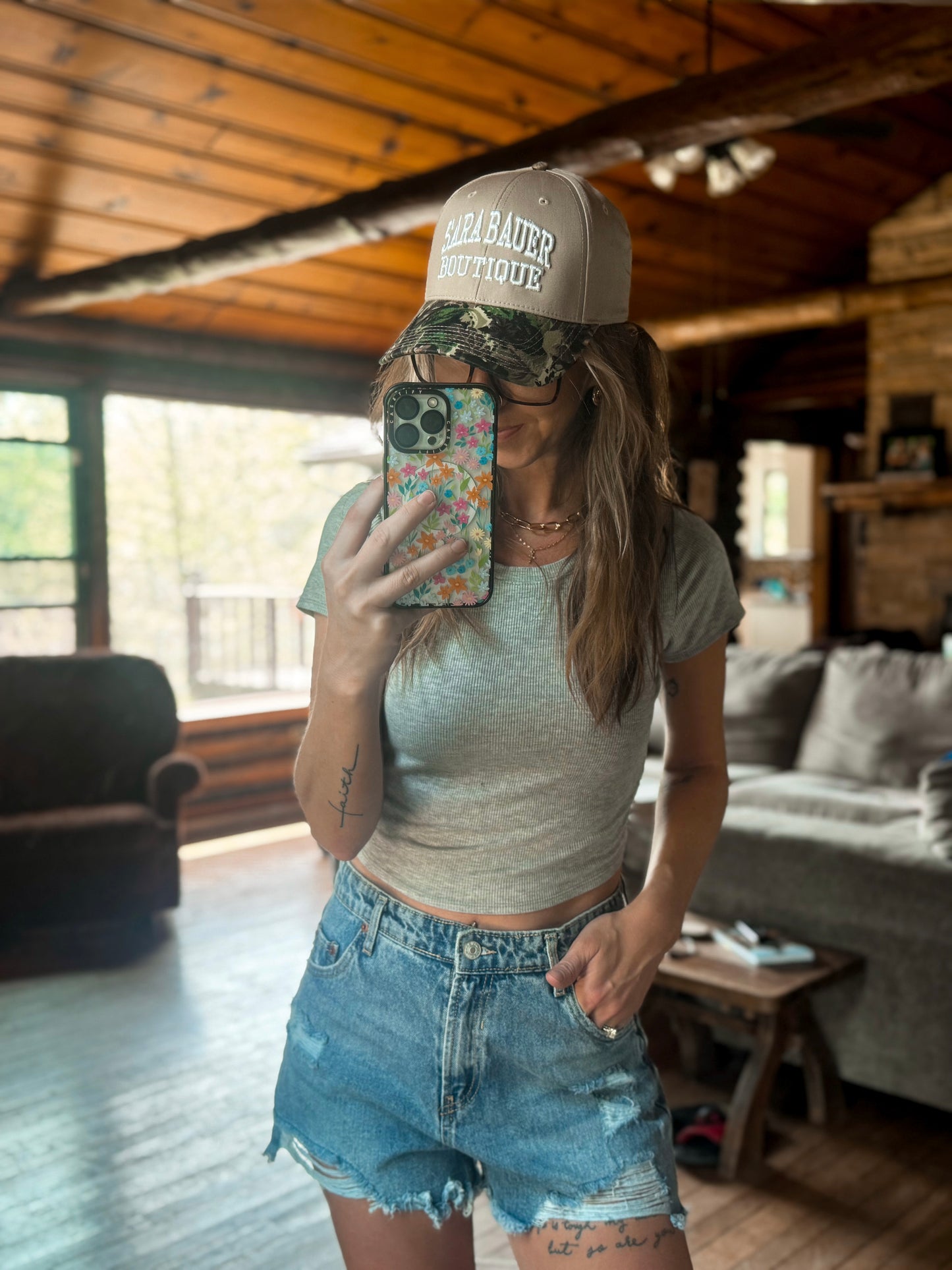 Sara Bauer Boutique Camo Hat