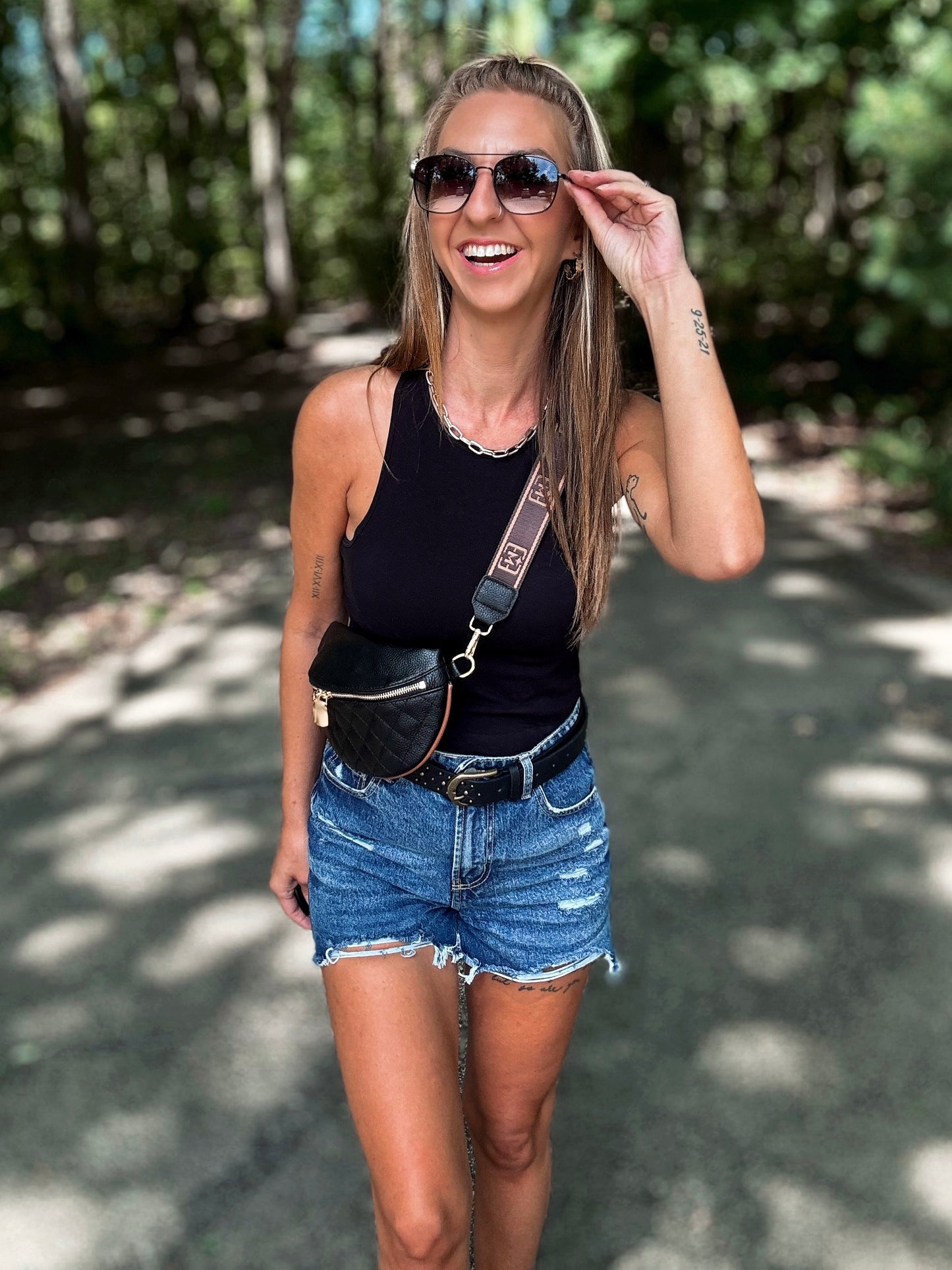 High Neck Racer-Back Top