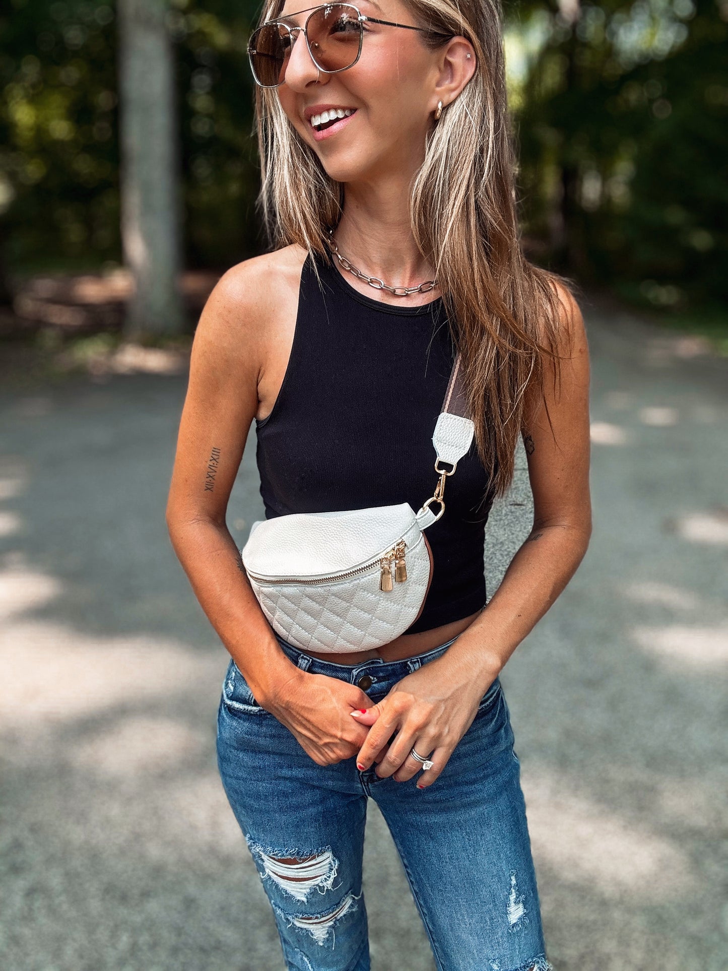 High Neck Racer-Back Top