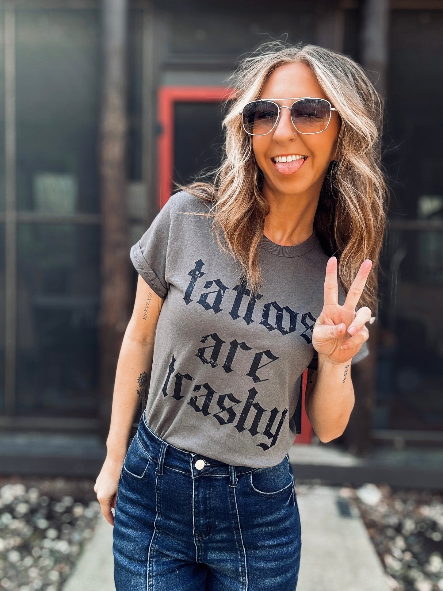 ‘Tattoos Are Trashy’ Graphic Tee