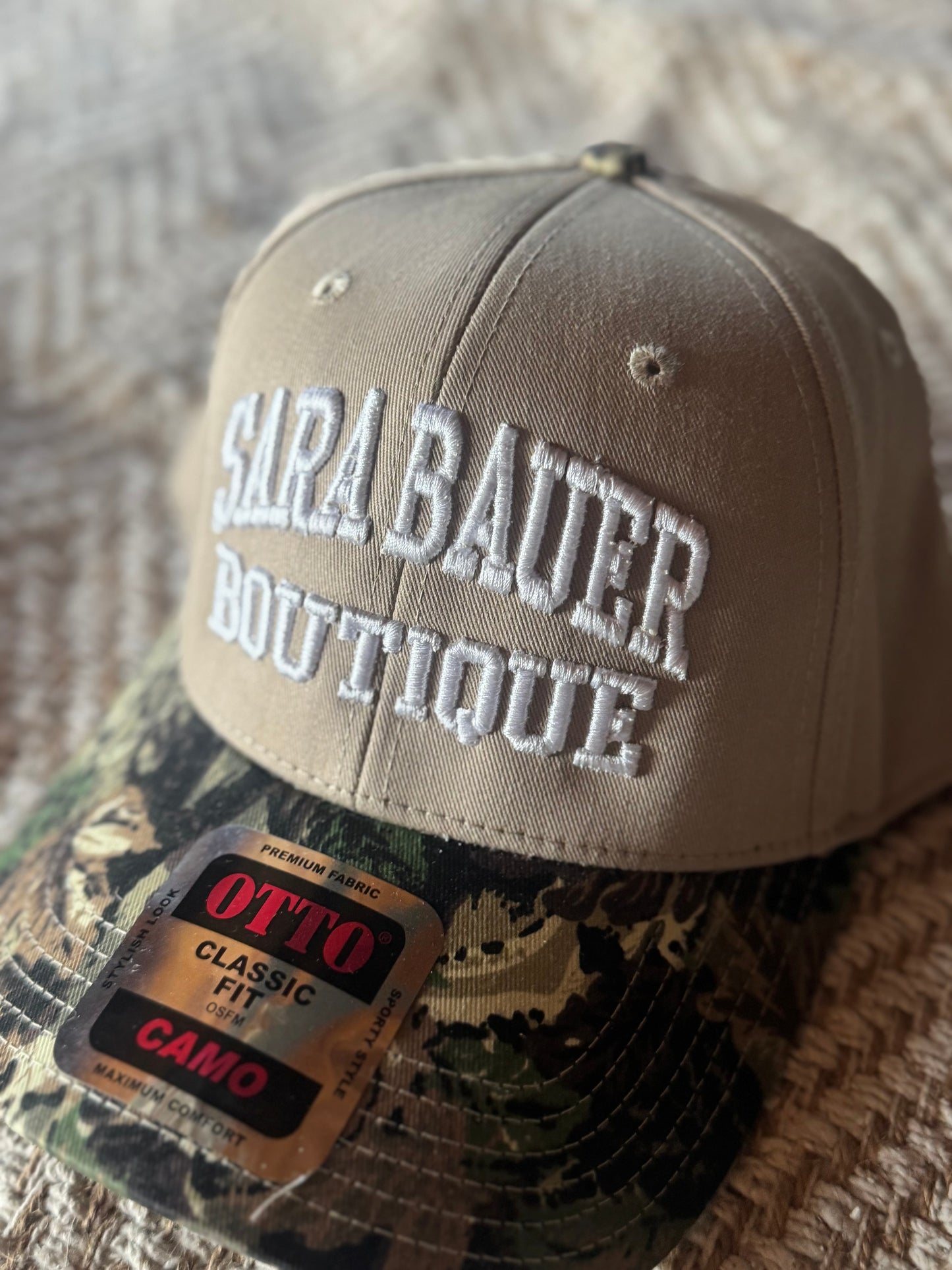 Sara Bauer Boutique Camo Hat