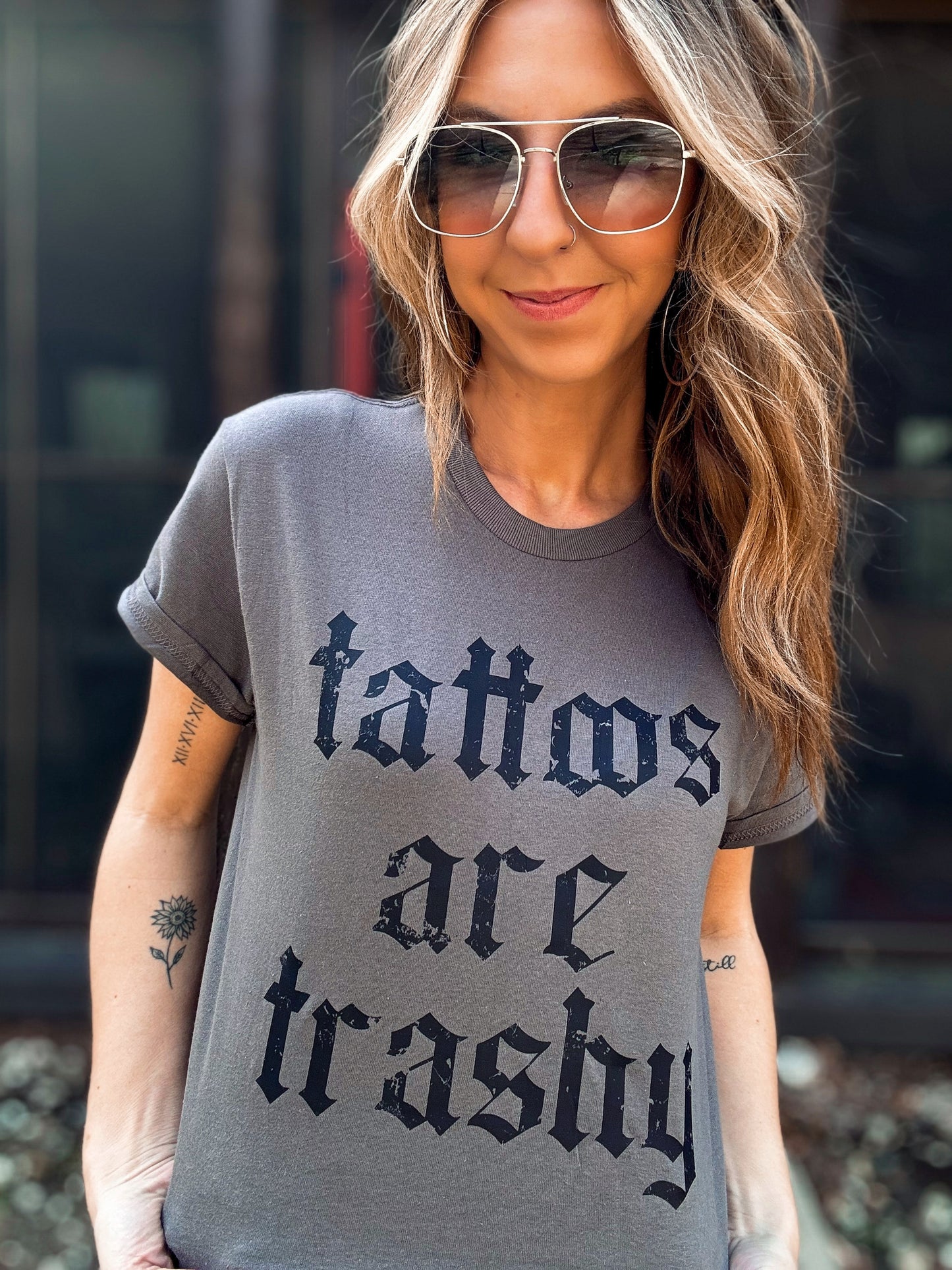 ‘Tattoos Are Trashy’ Graphic Tee