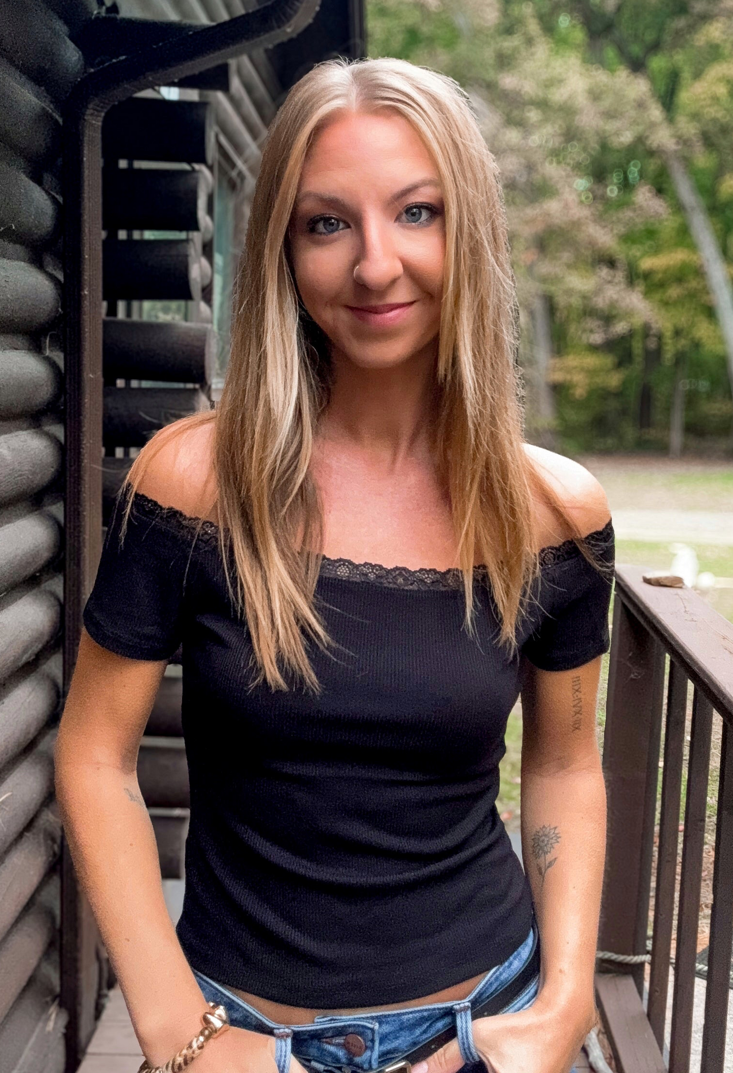 Moonlight Lace Off-Shoulder Top