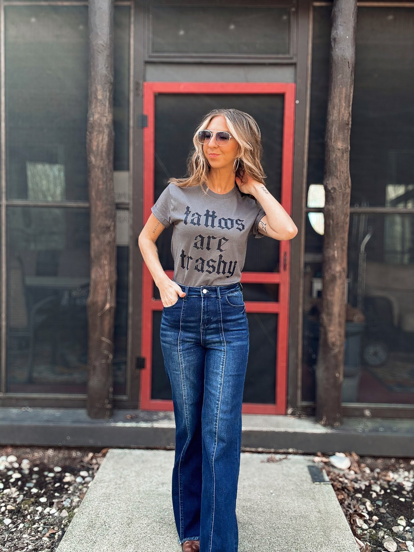 ‘Tattoos Are Trashy’ Graphic Tee