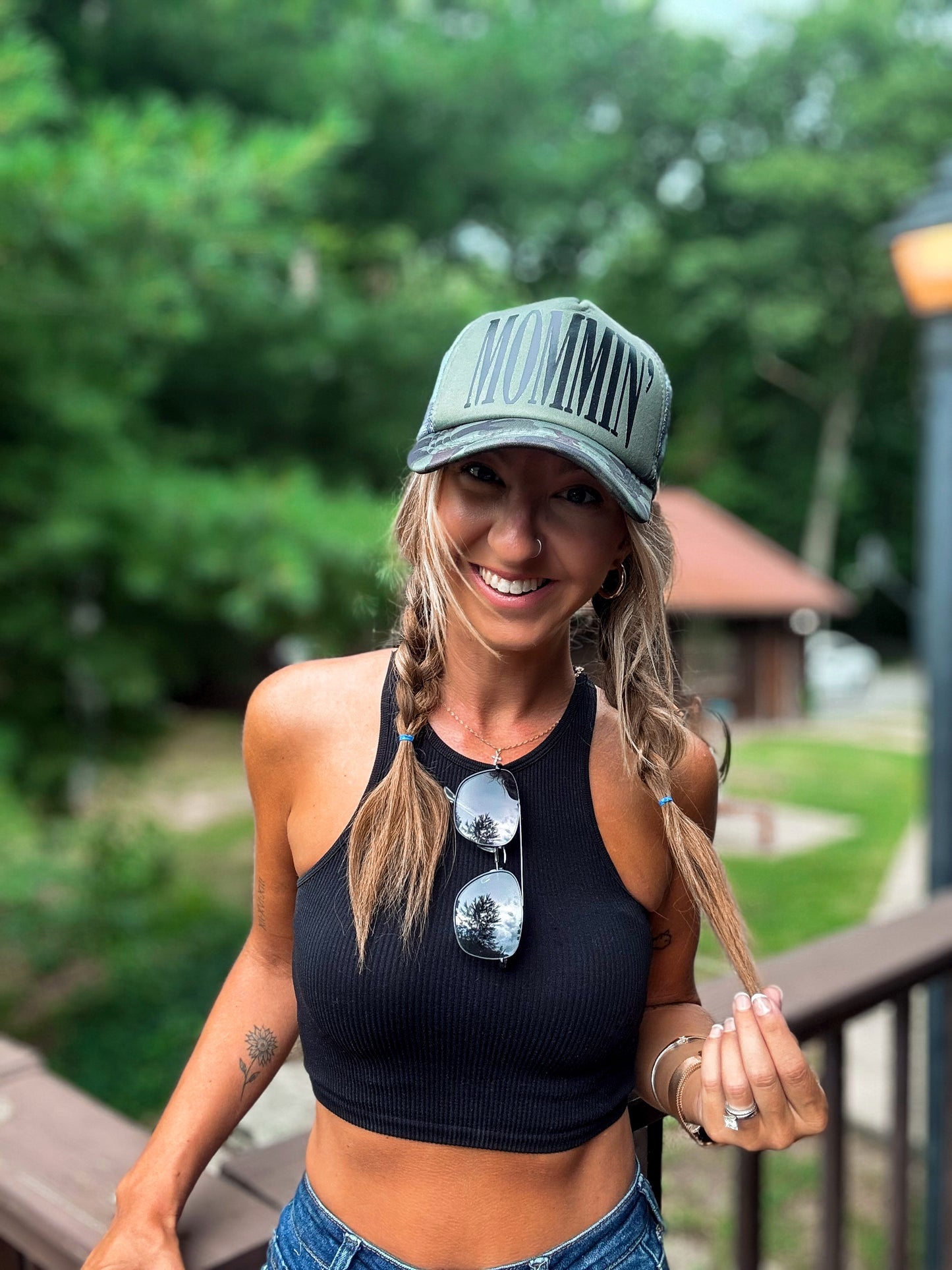 Mommin’ Camo Trucker Hat