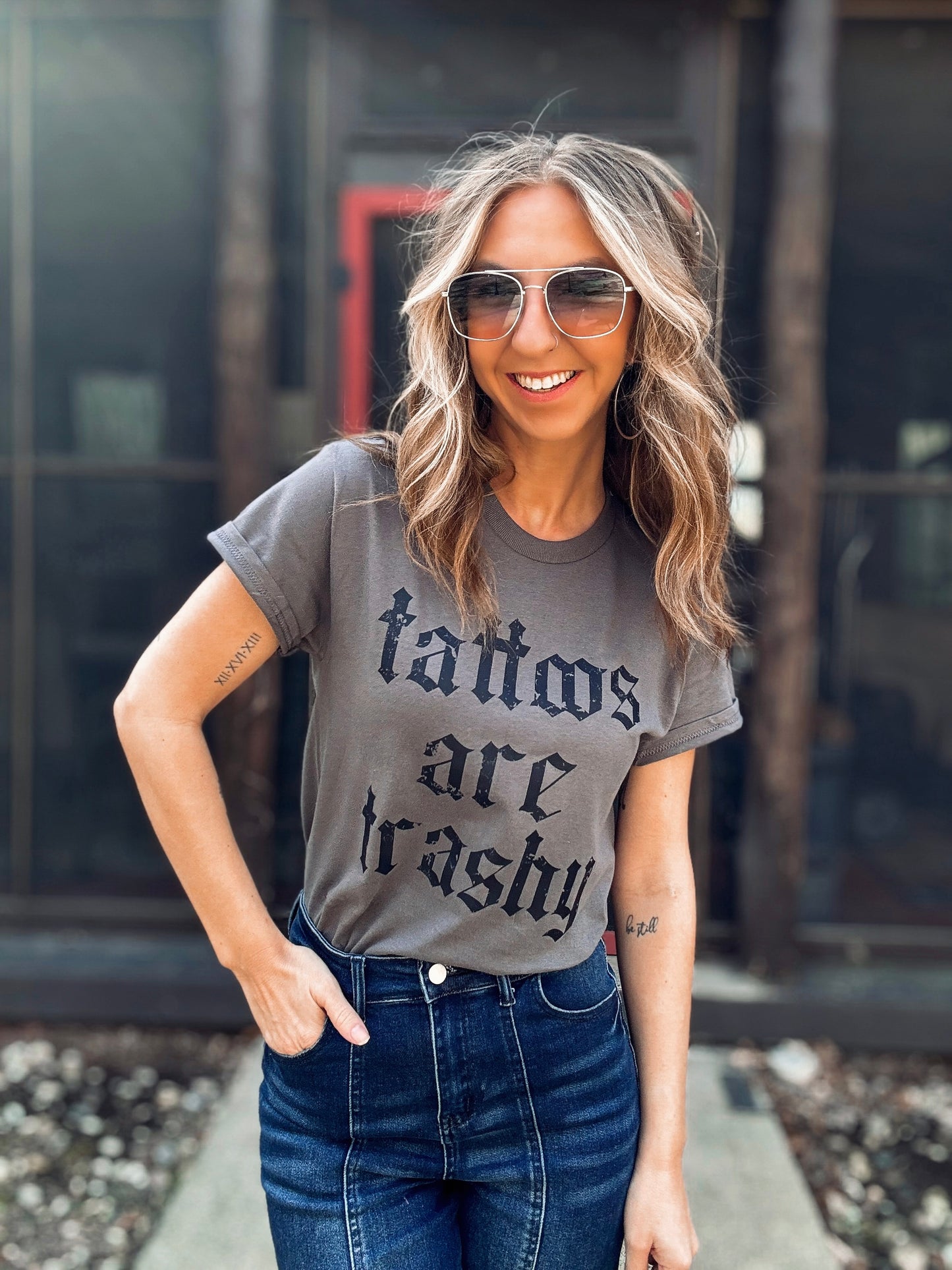 ‘Tattoos Are Trashy’ Graphic Tee