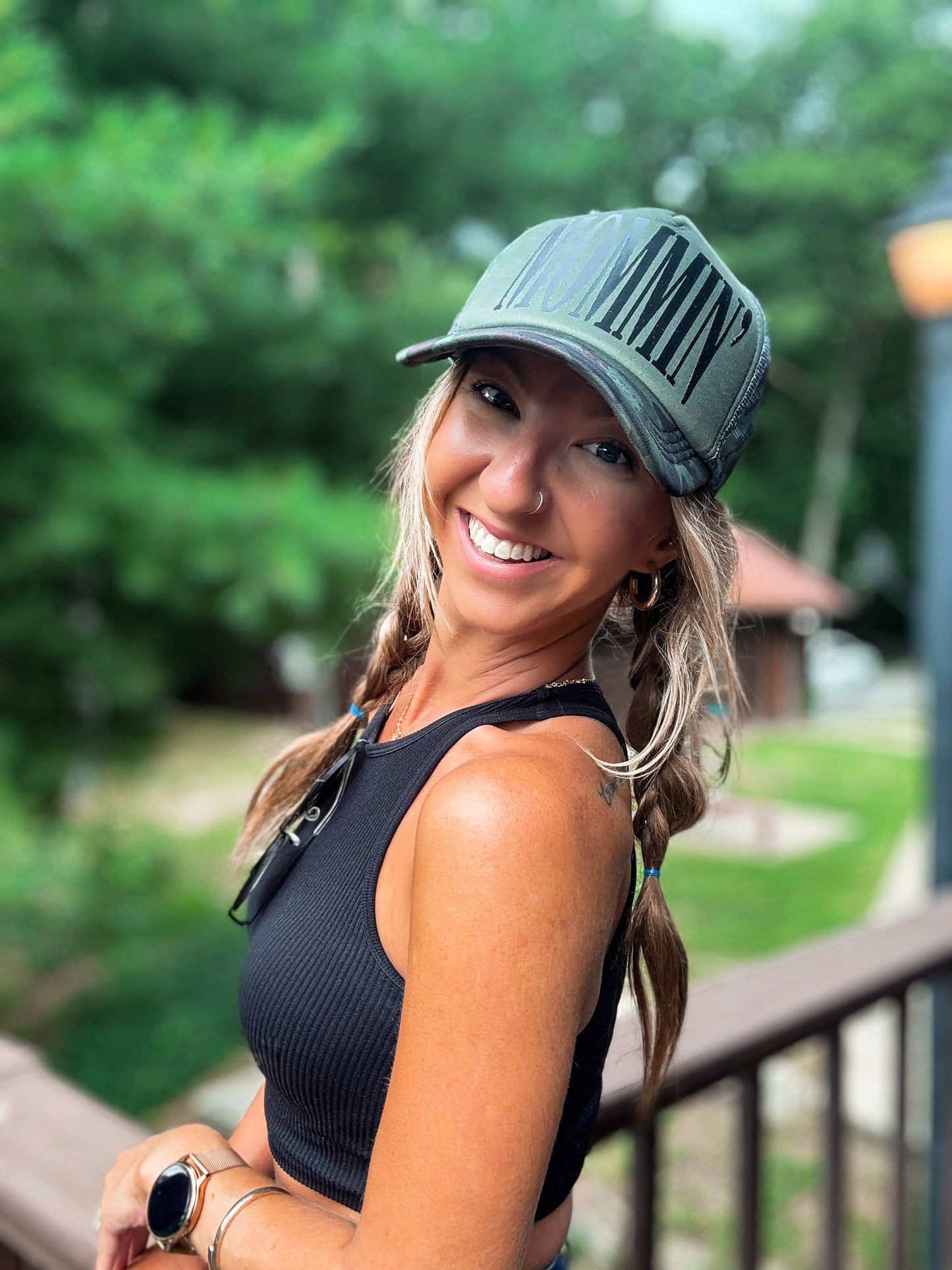 Mommin’ Camo Trucker Hat