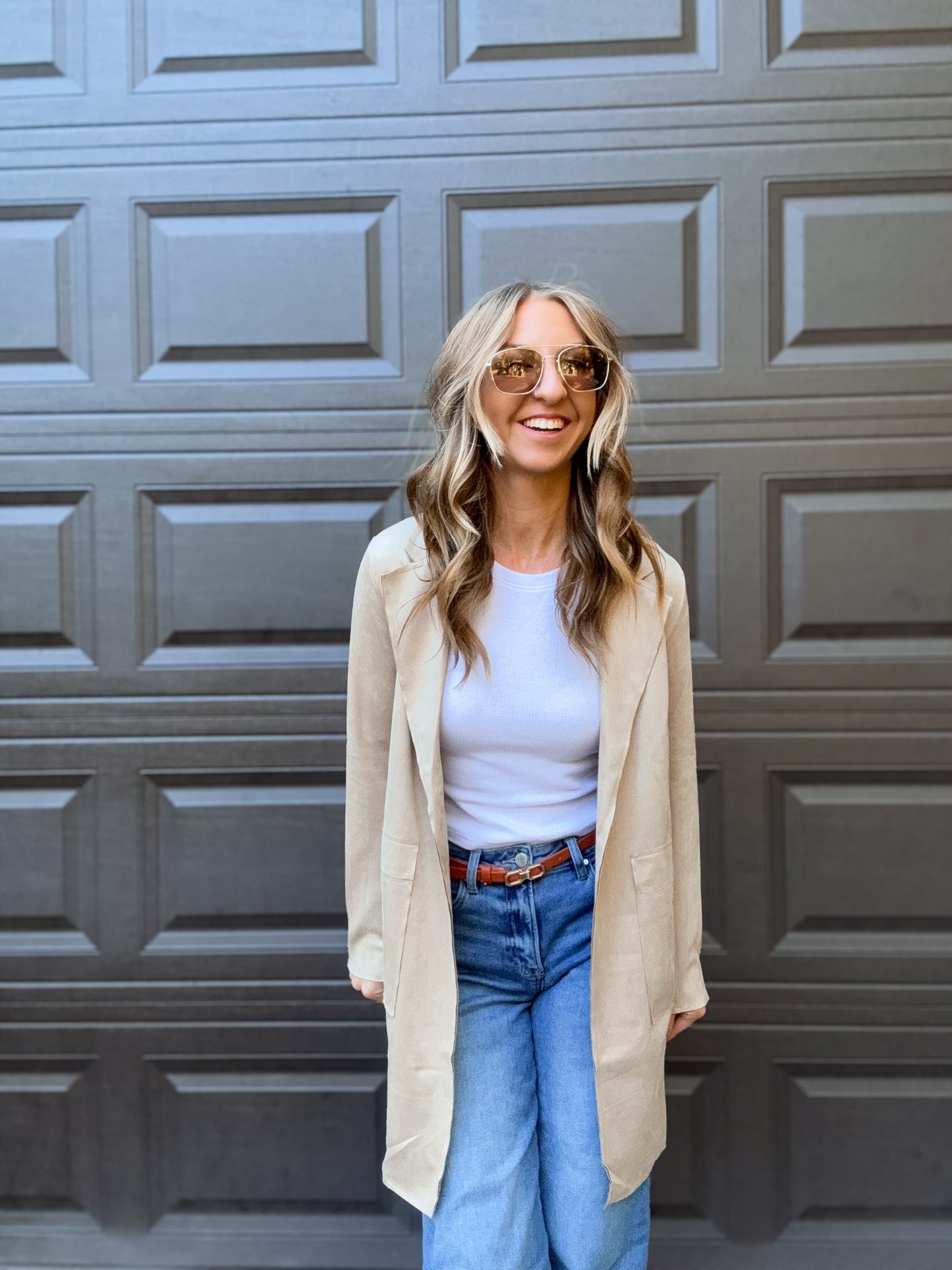 Trailbound Taupe Suede Jacket
