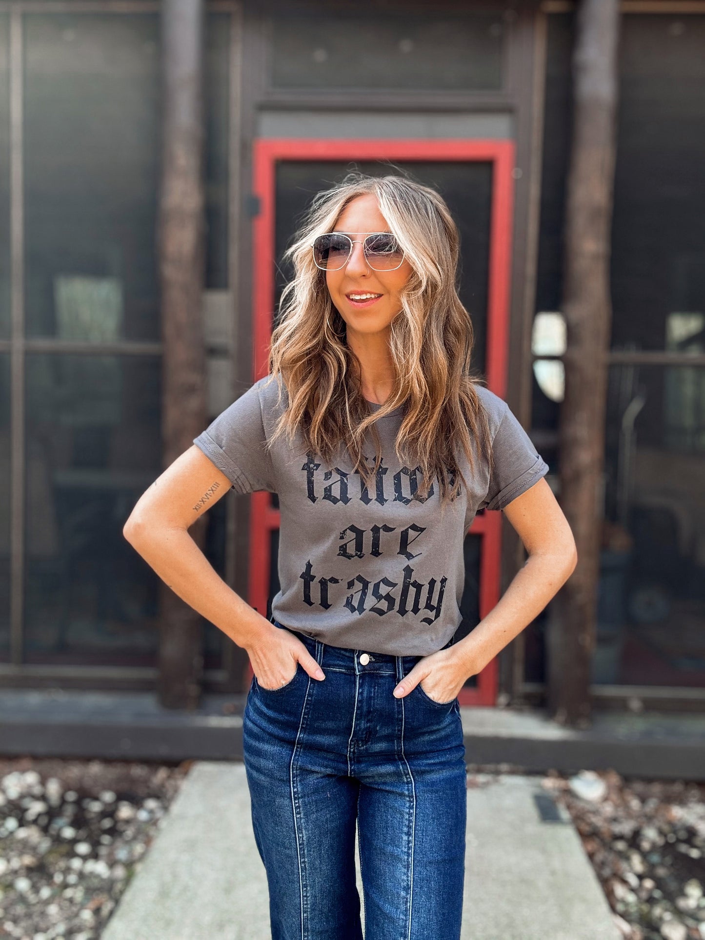 ‘Tattoos Are Trashy’ Graphic Tee