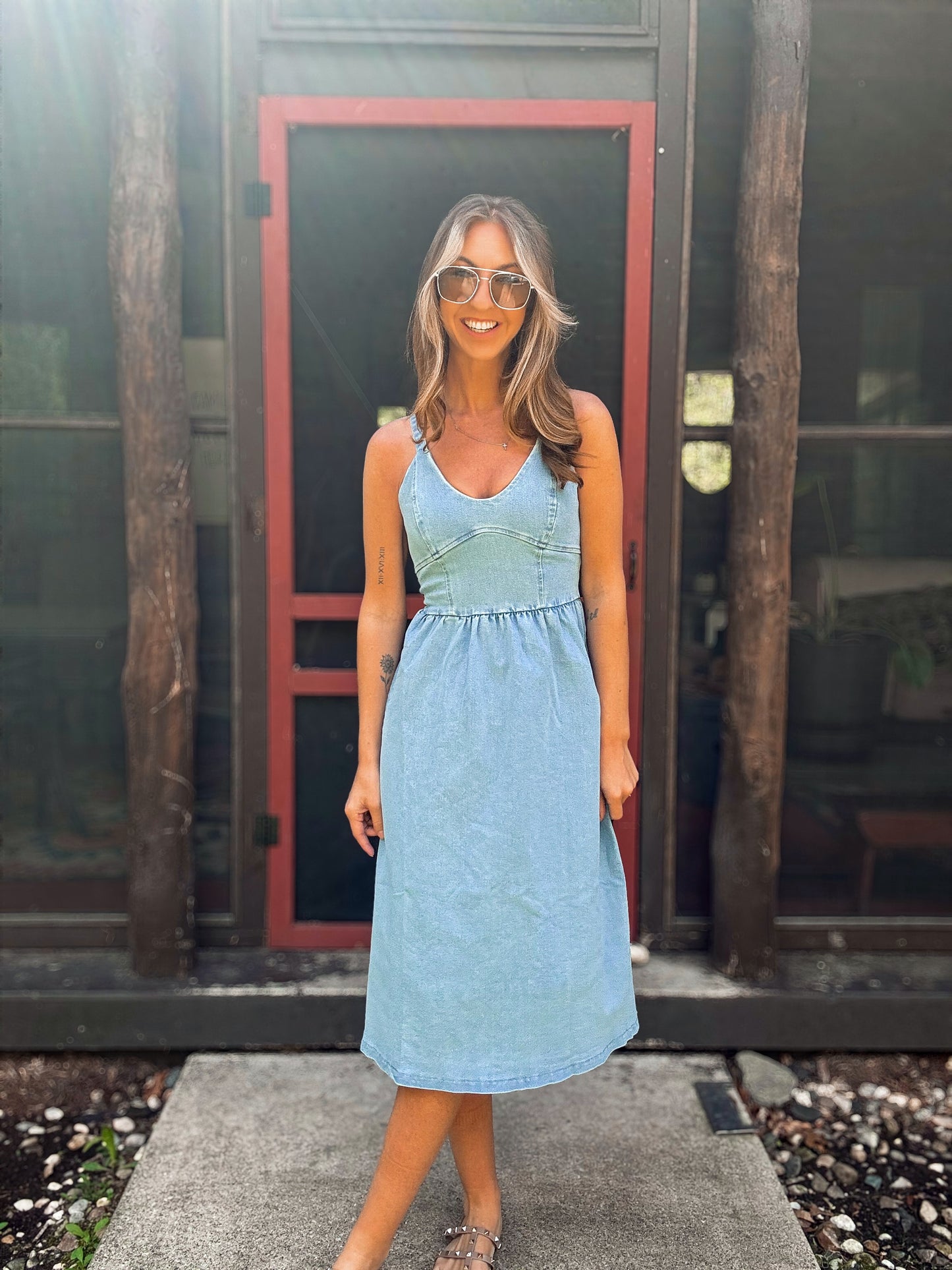 Grace Denim Dress