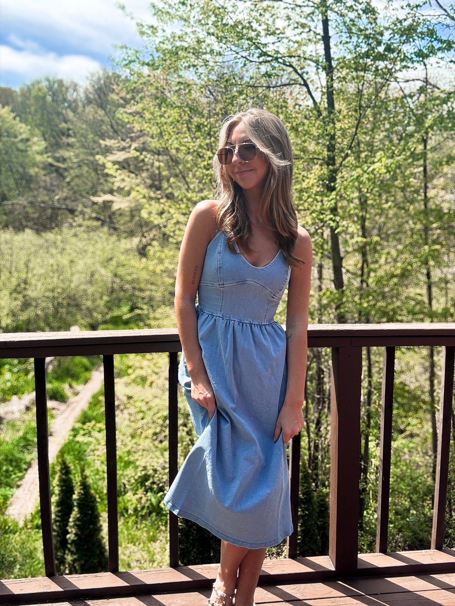Grace Denim Dress