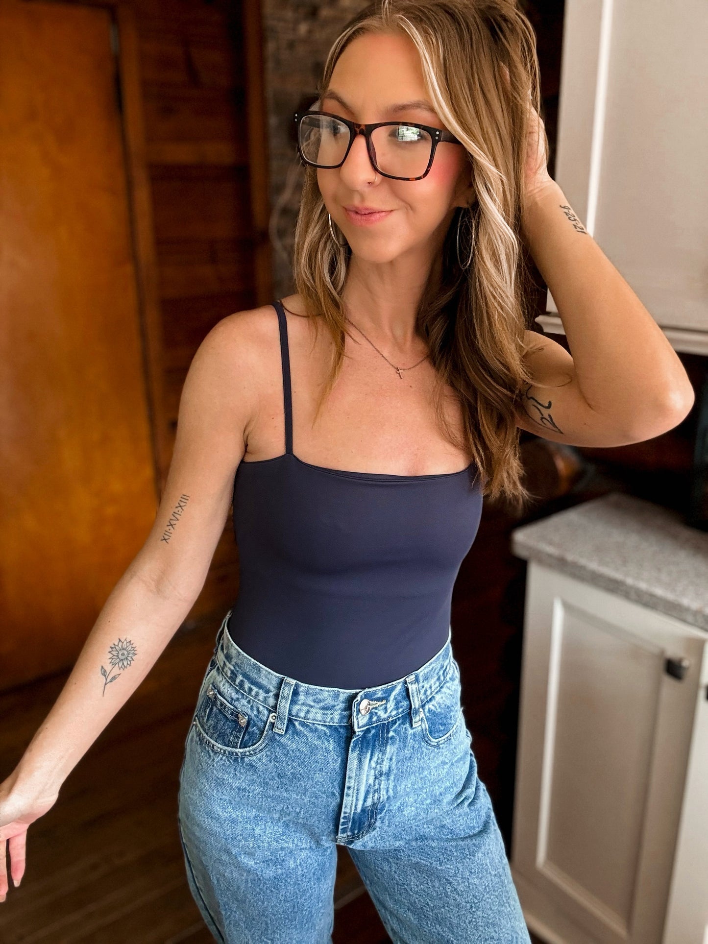 Nautical Navy Bodysuit