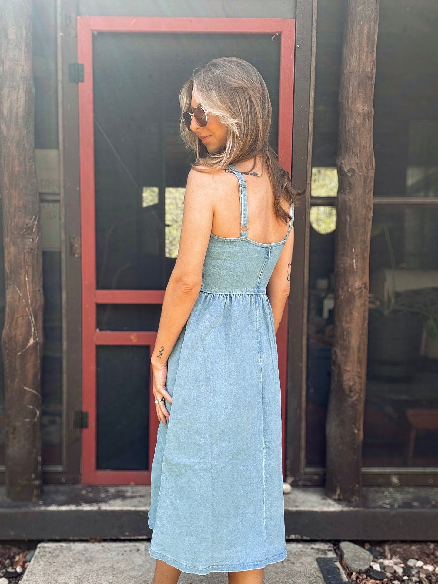Grace Denim Dress