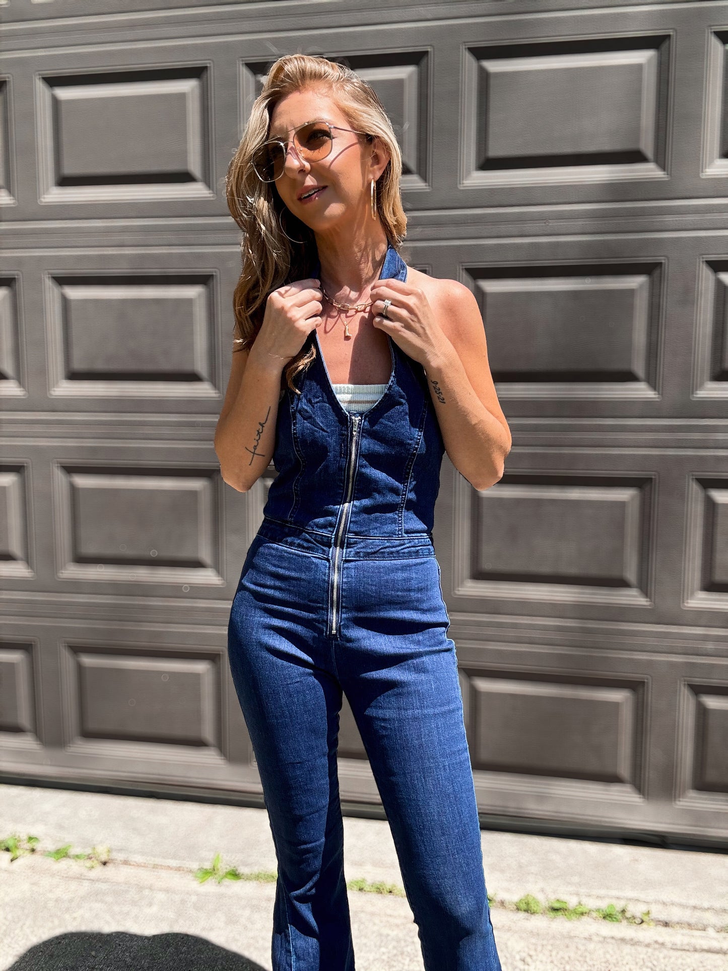 Wild Side Halter Jumpsuit