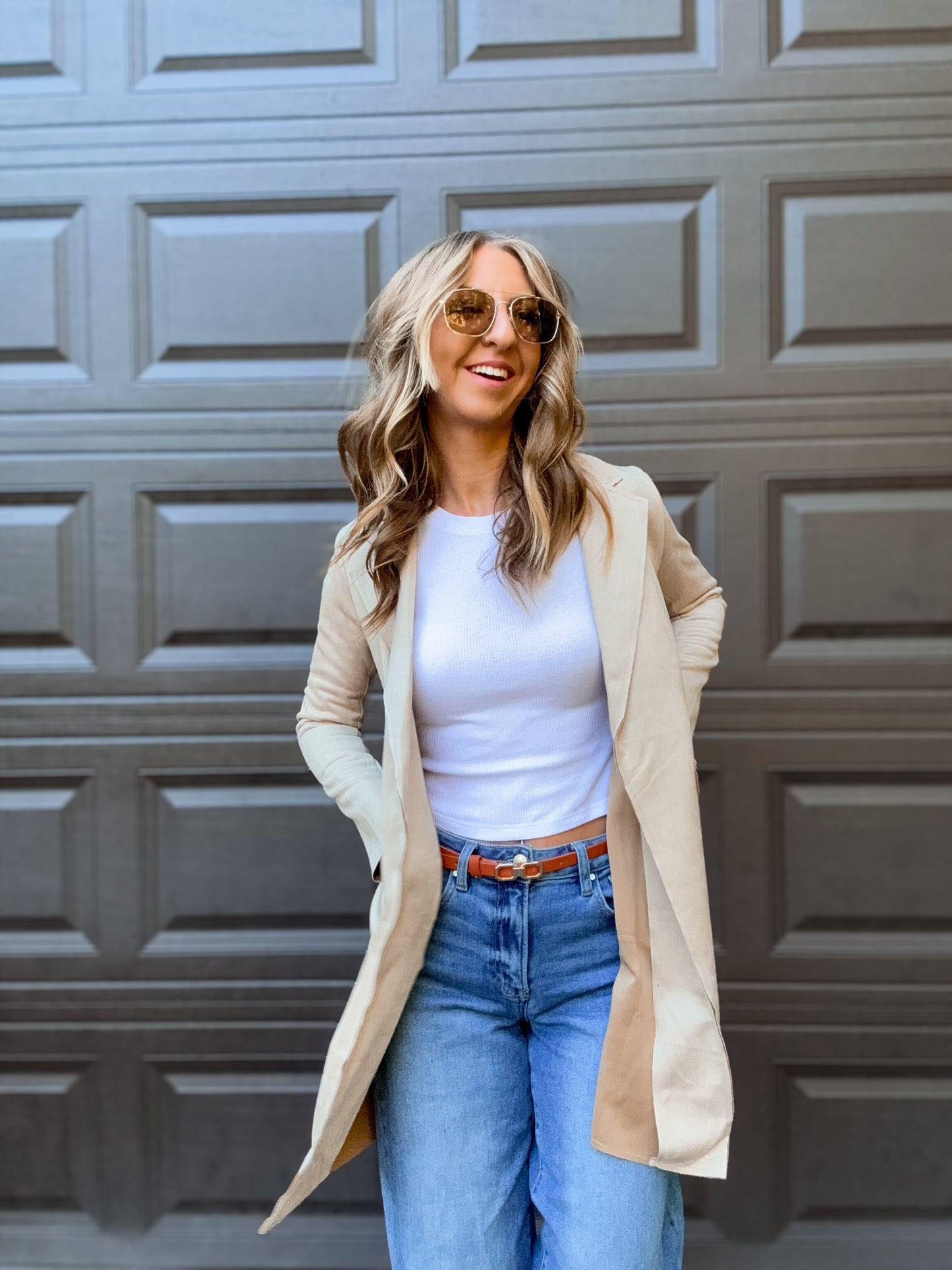 Trailbound Taupe Suede Jacket