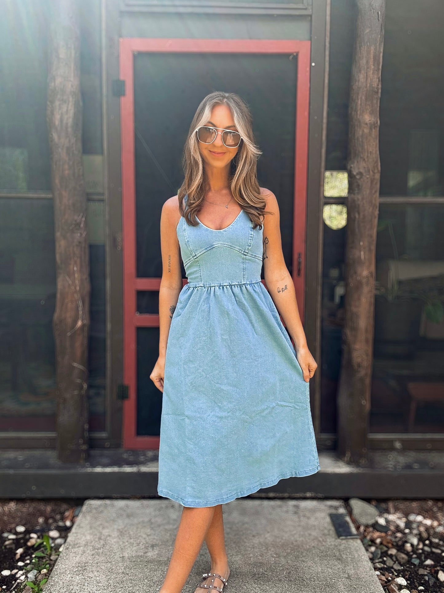 Grace Denim Dress