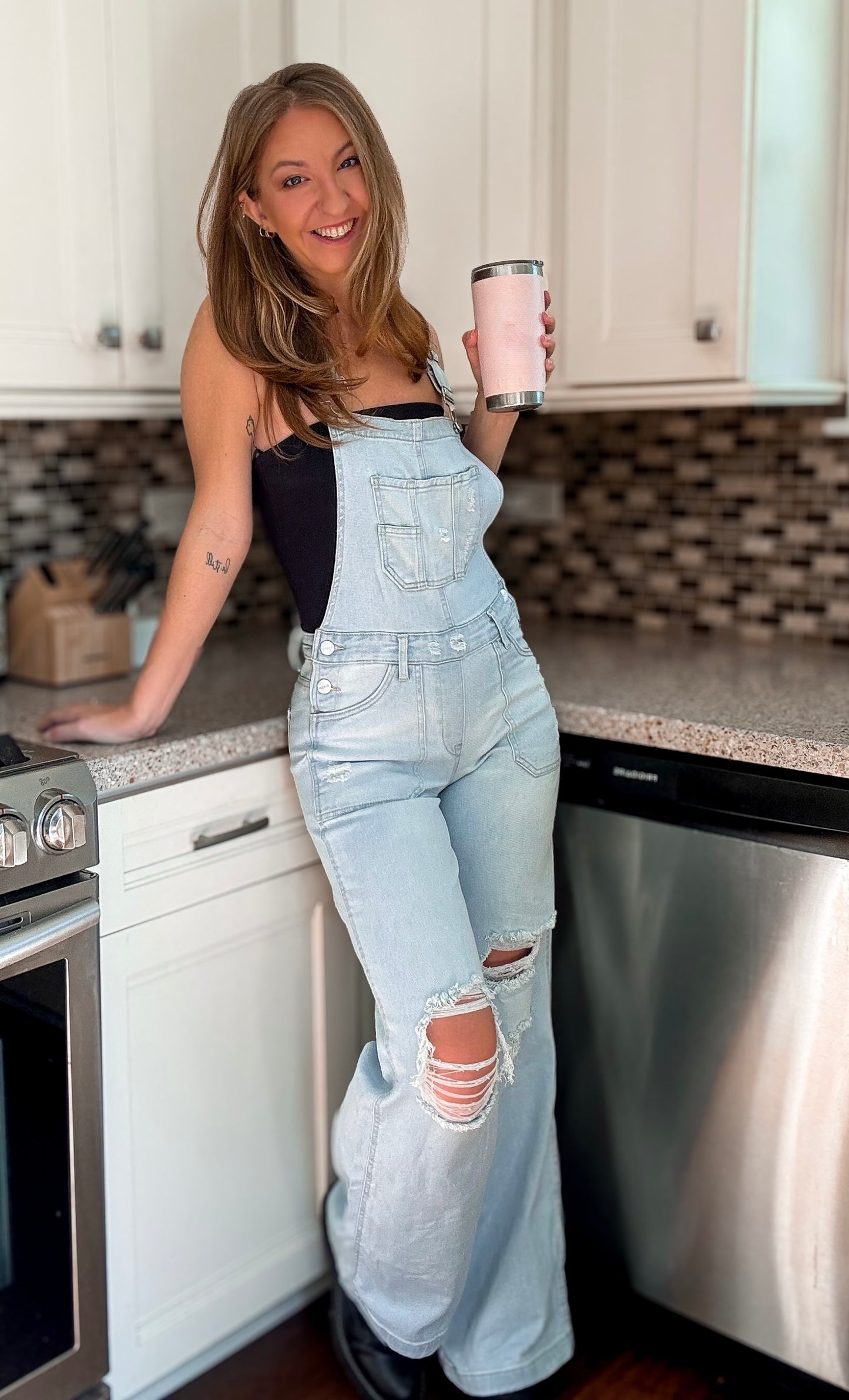 Everyday Light Denim Overalls