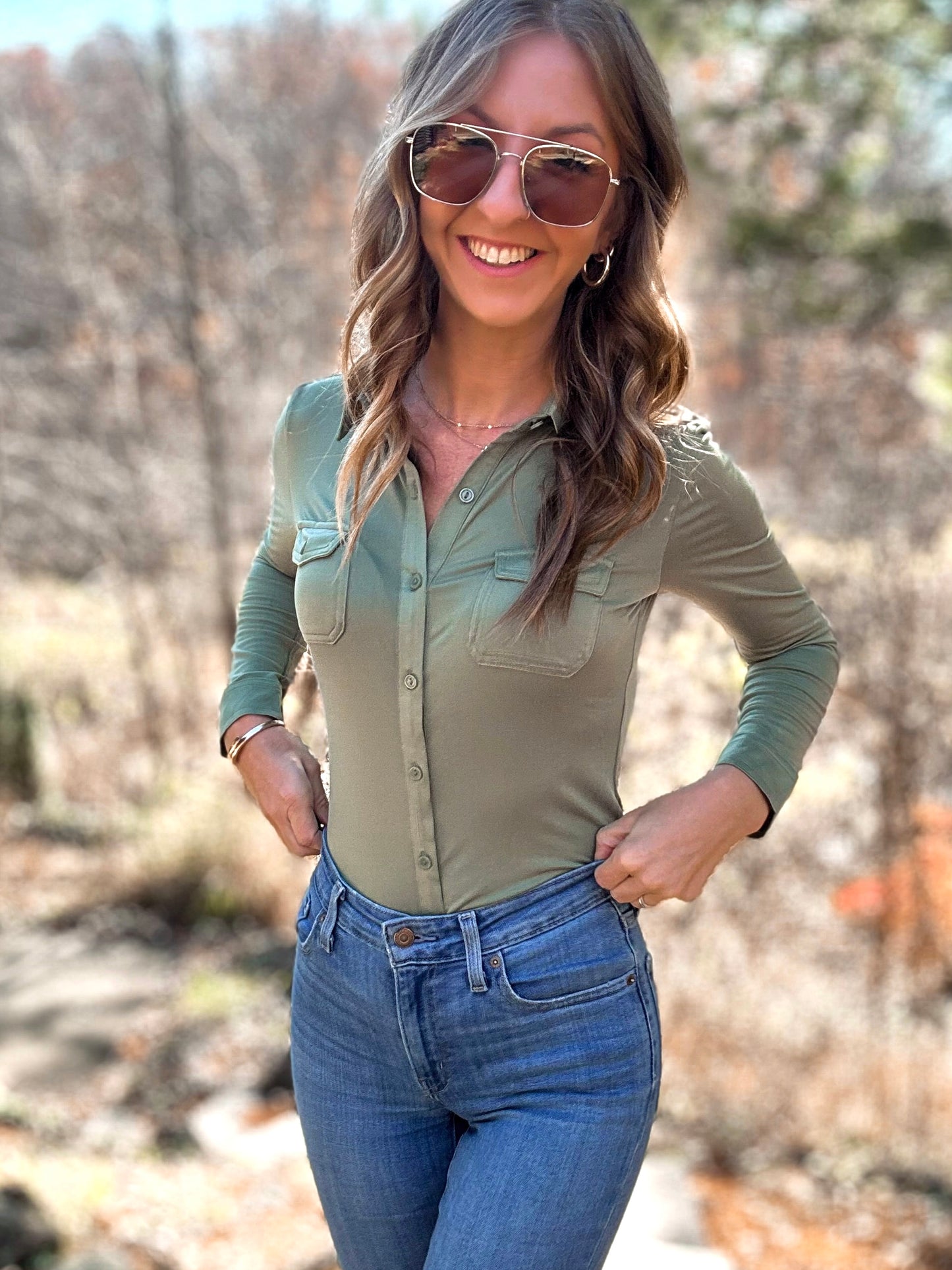 Serene Sage Top