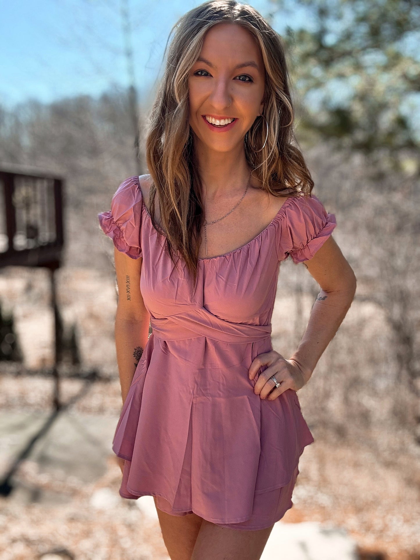 Rose Sunset Romper