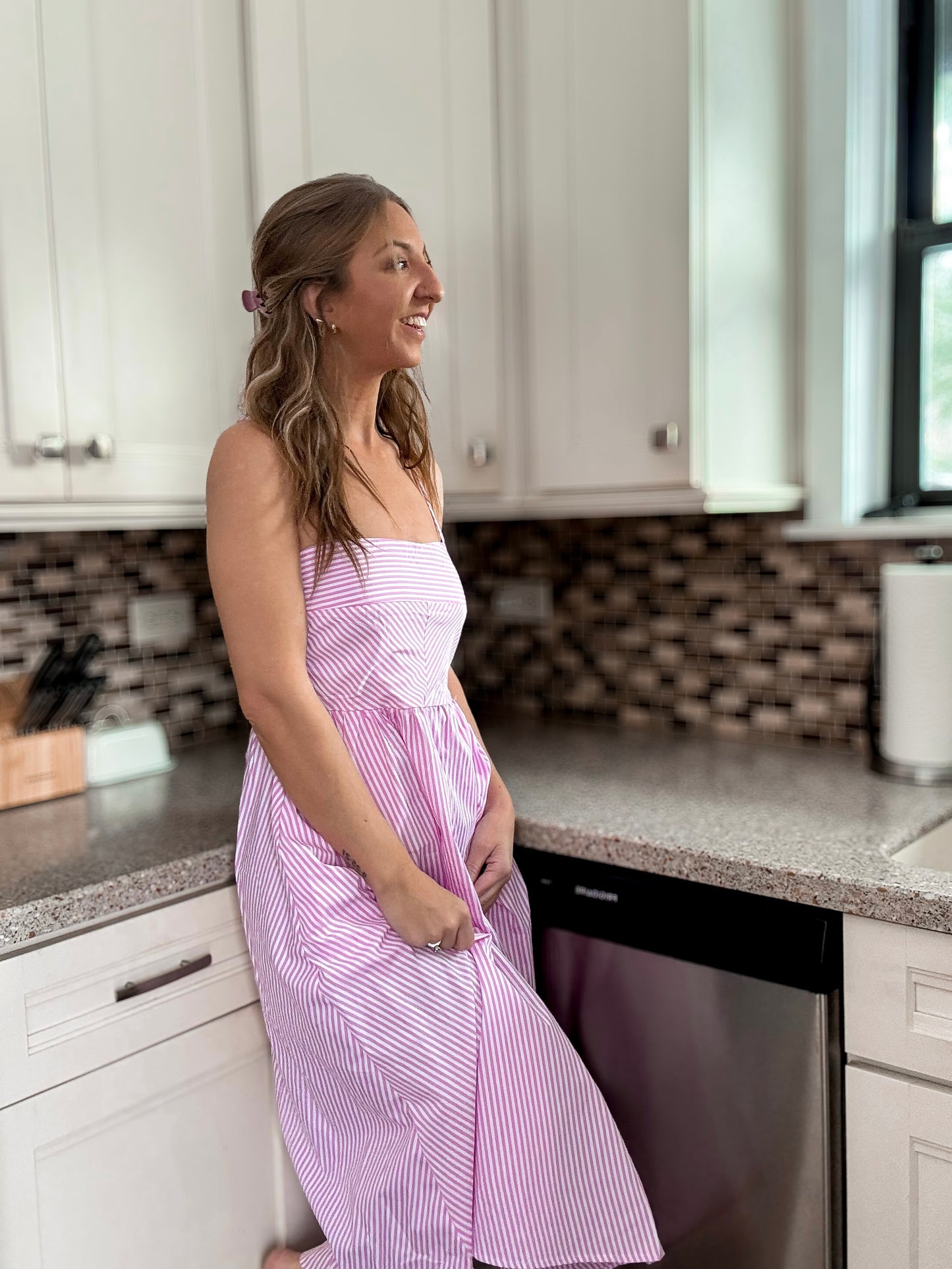 Sweet Stripes Pocket Dress