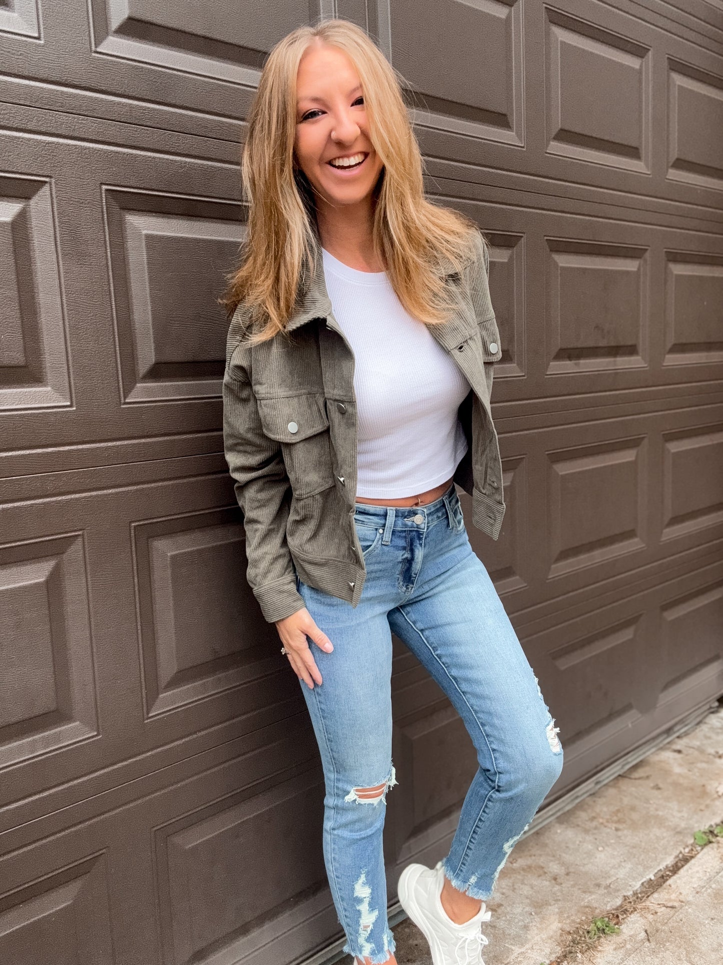 Rough Around the Edges Skinny Jeans