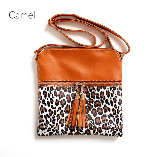 Savannah Leopard Crossbody