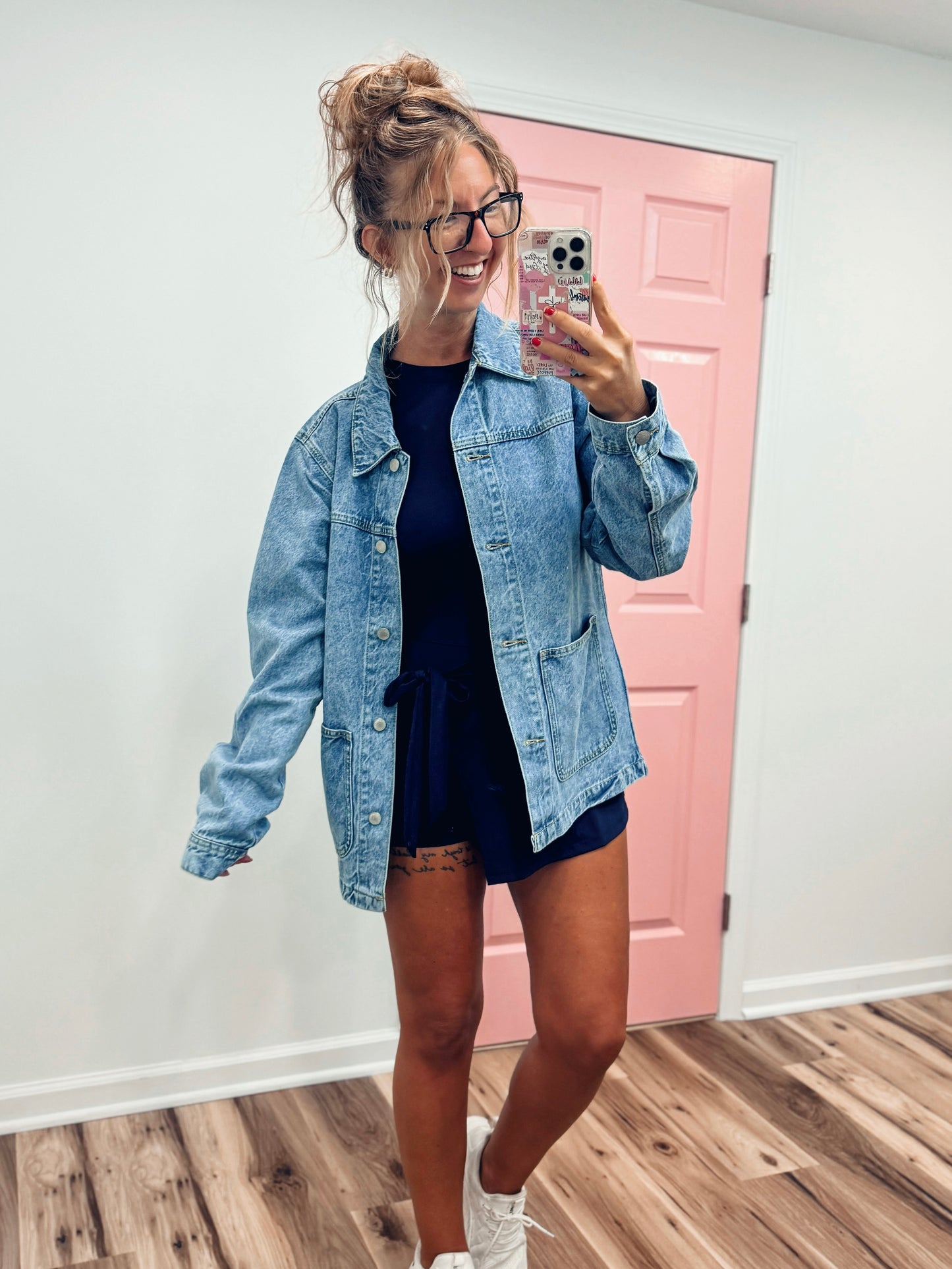 Cool Girl Oversized Denim Jacket