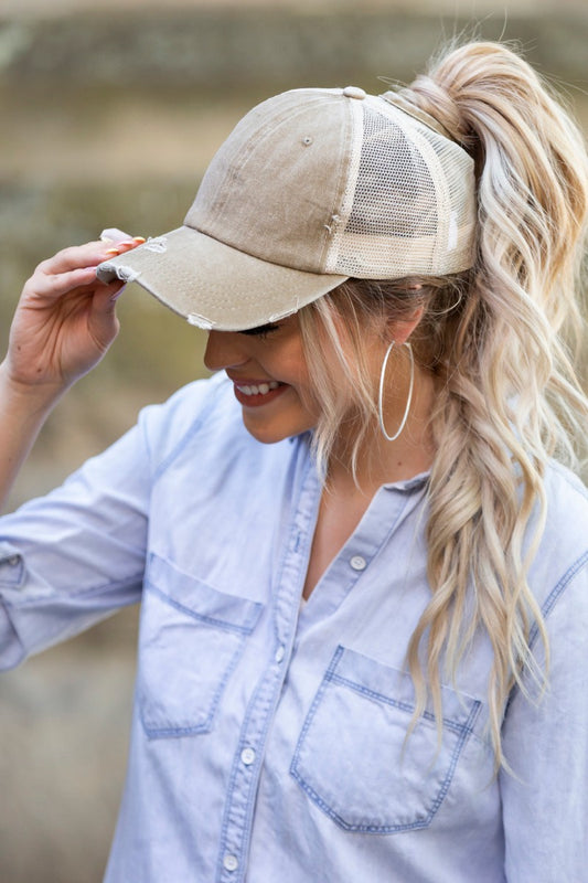 Two Of A Kind Distressed Cap