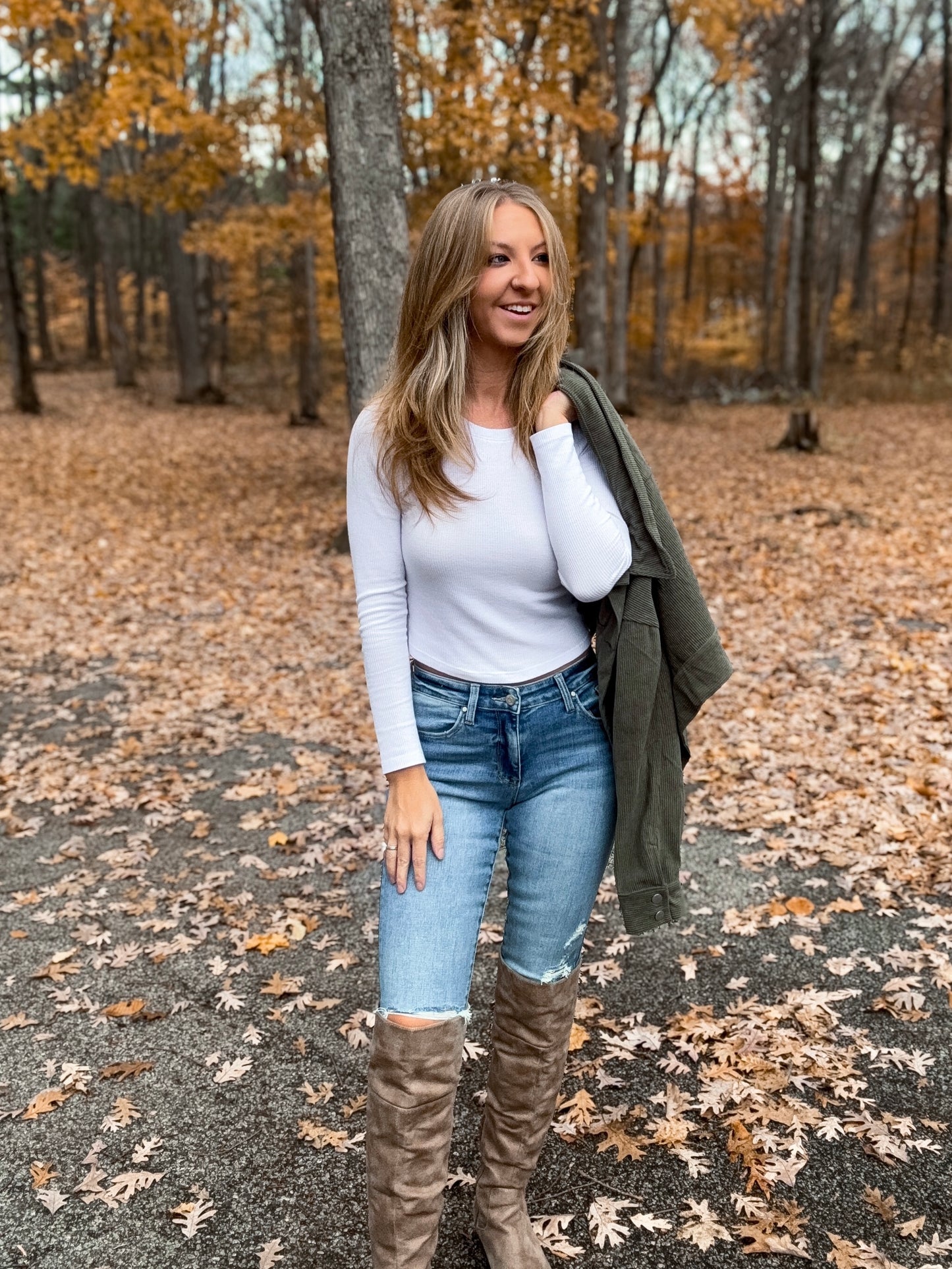 Rough Around the Edges Skinny Jeans