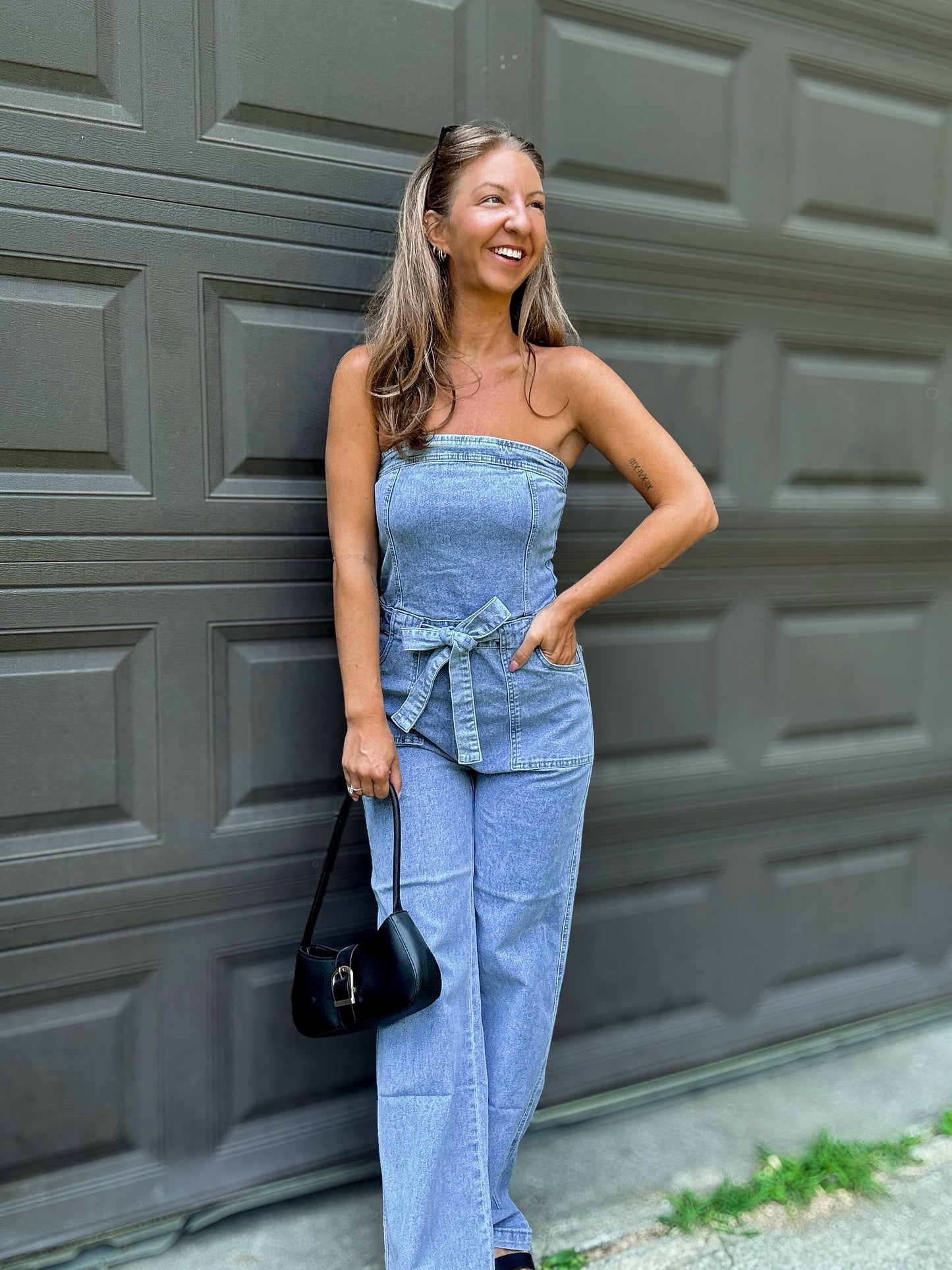 Blue Crush Denim Jumpsuit