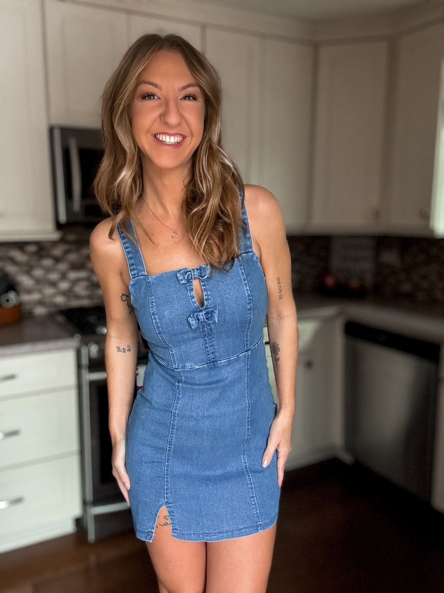 Pretty Please Denim Mini