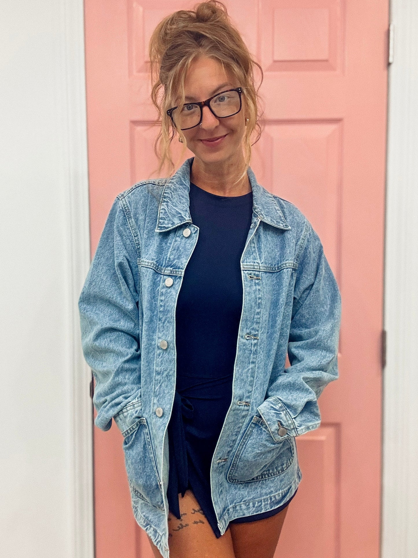 Cool Girl Oversized Denim Jacket