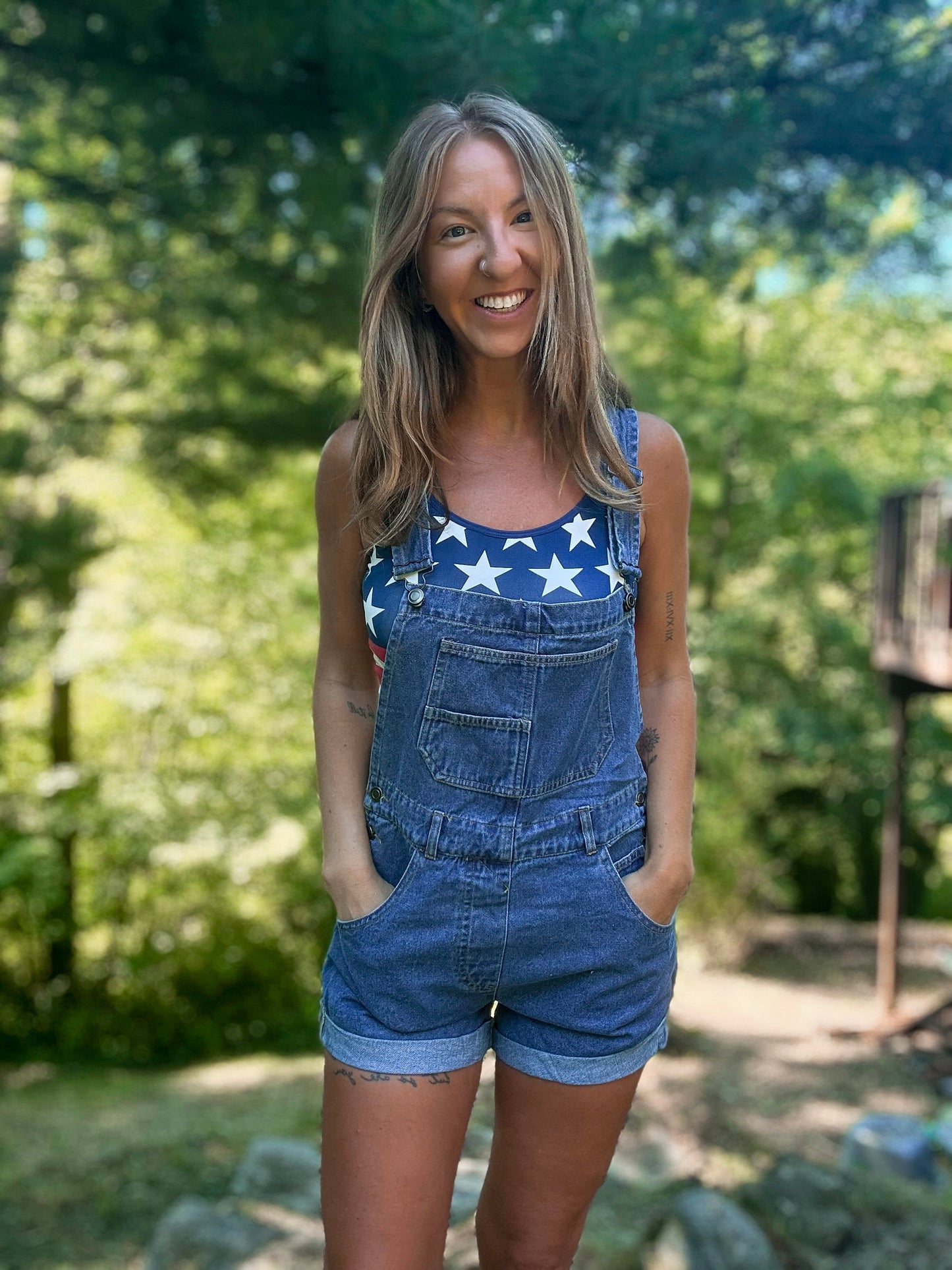Backroads Babe Denim Overalls