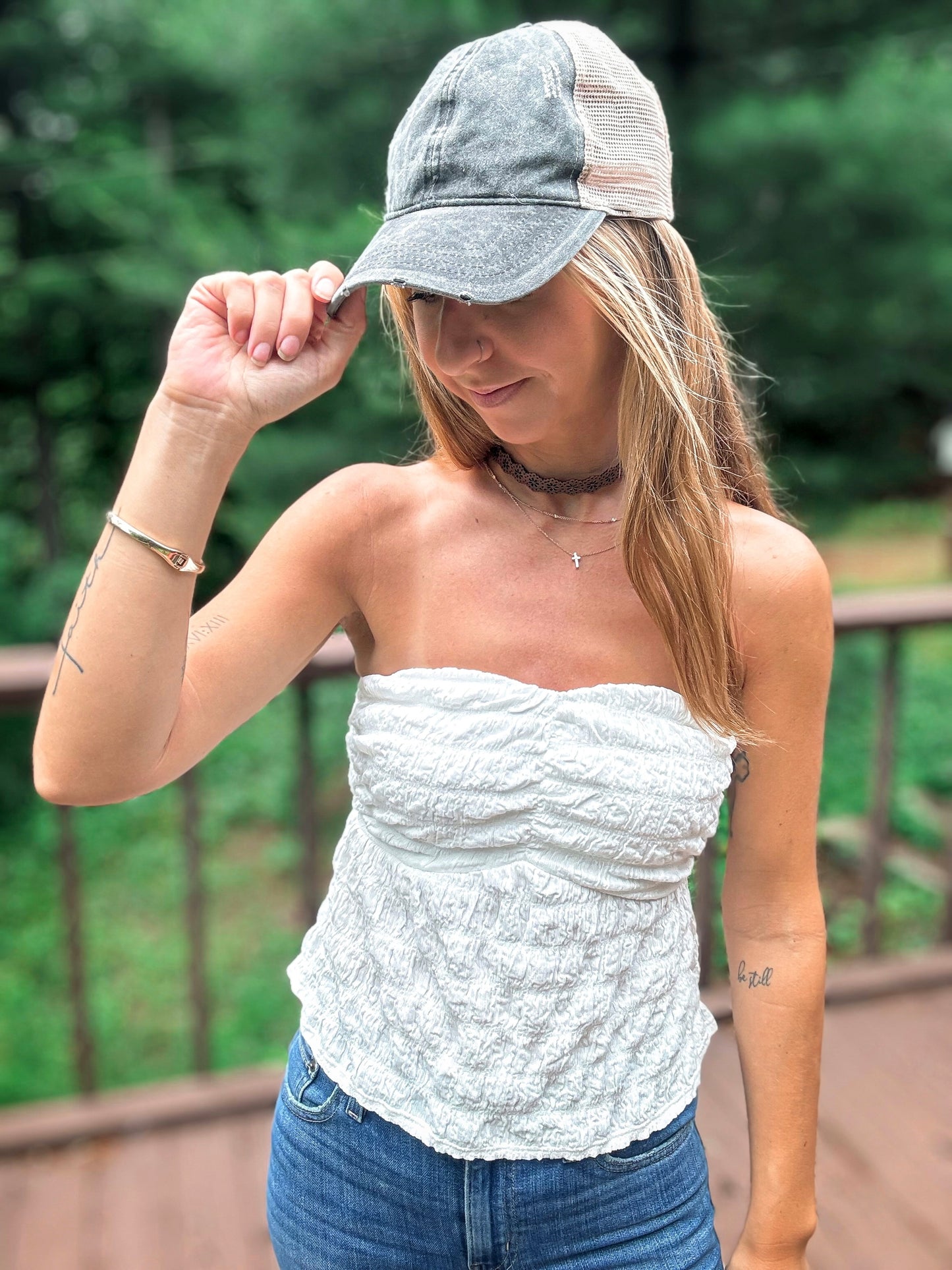 Whimsy Wave Baby Doll Top