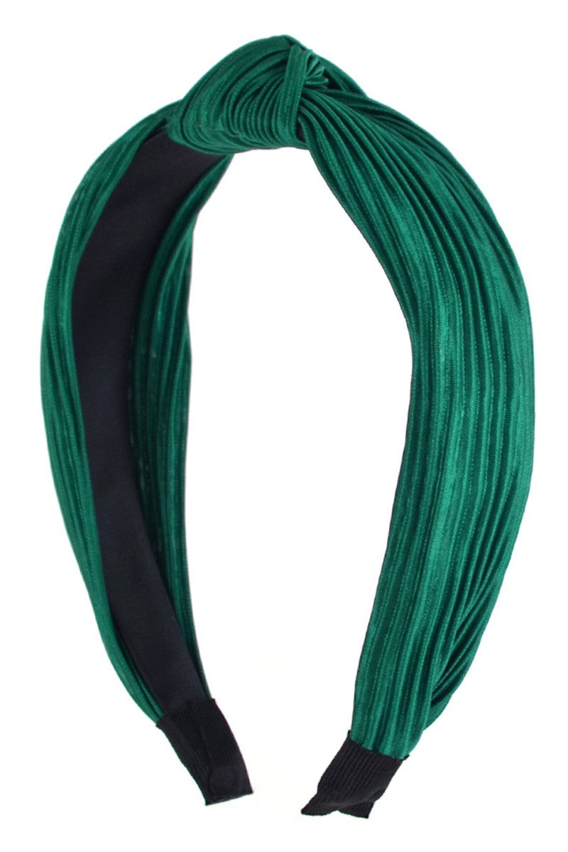 Pleated C Shaped Headband