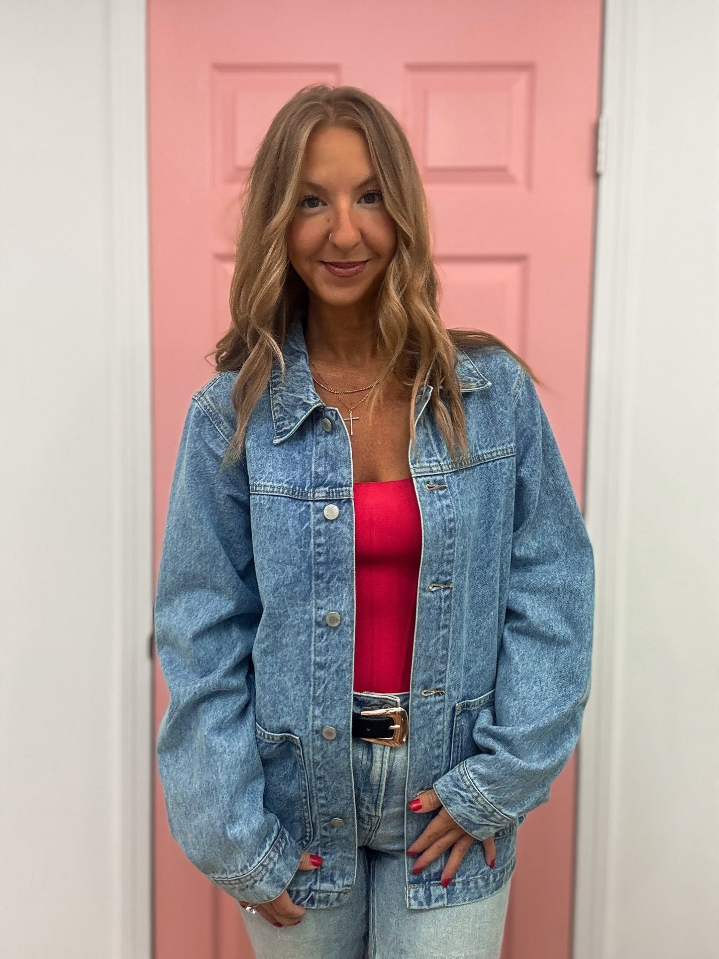 Cool Girl Oversized Denim Jacket
