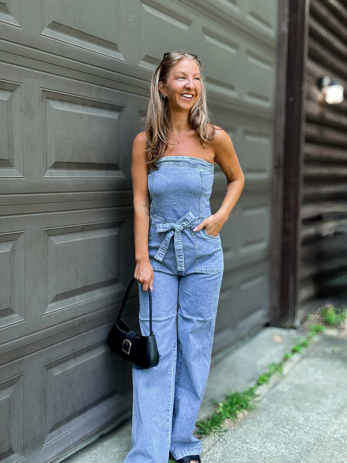 Blue Crush Denim Jumpsuit