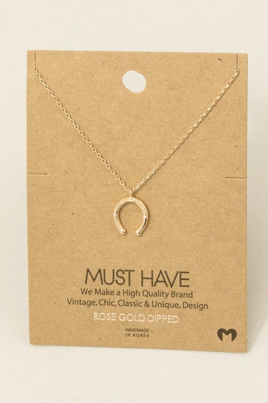 Western Charm Horseshoe Necklace