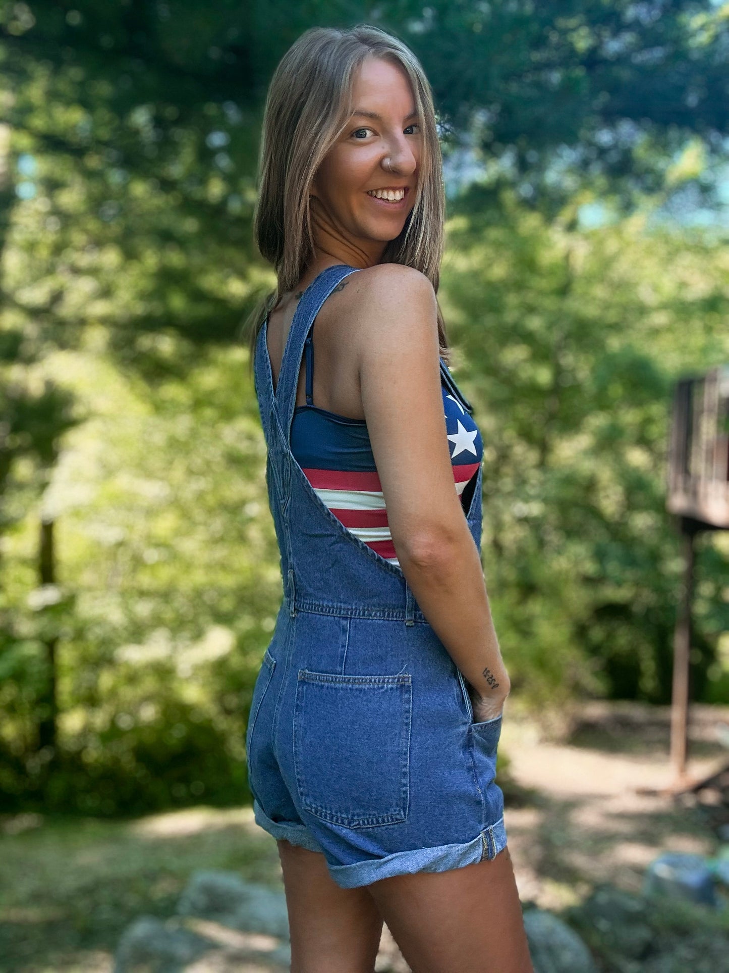 Backroads Babe Denim Overalls