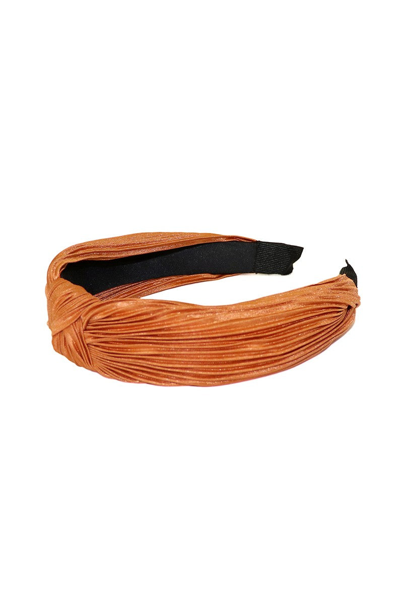 Pleated C Shaped Headband