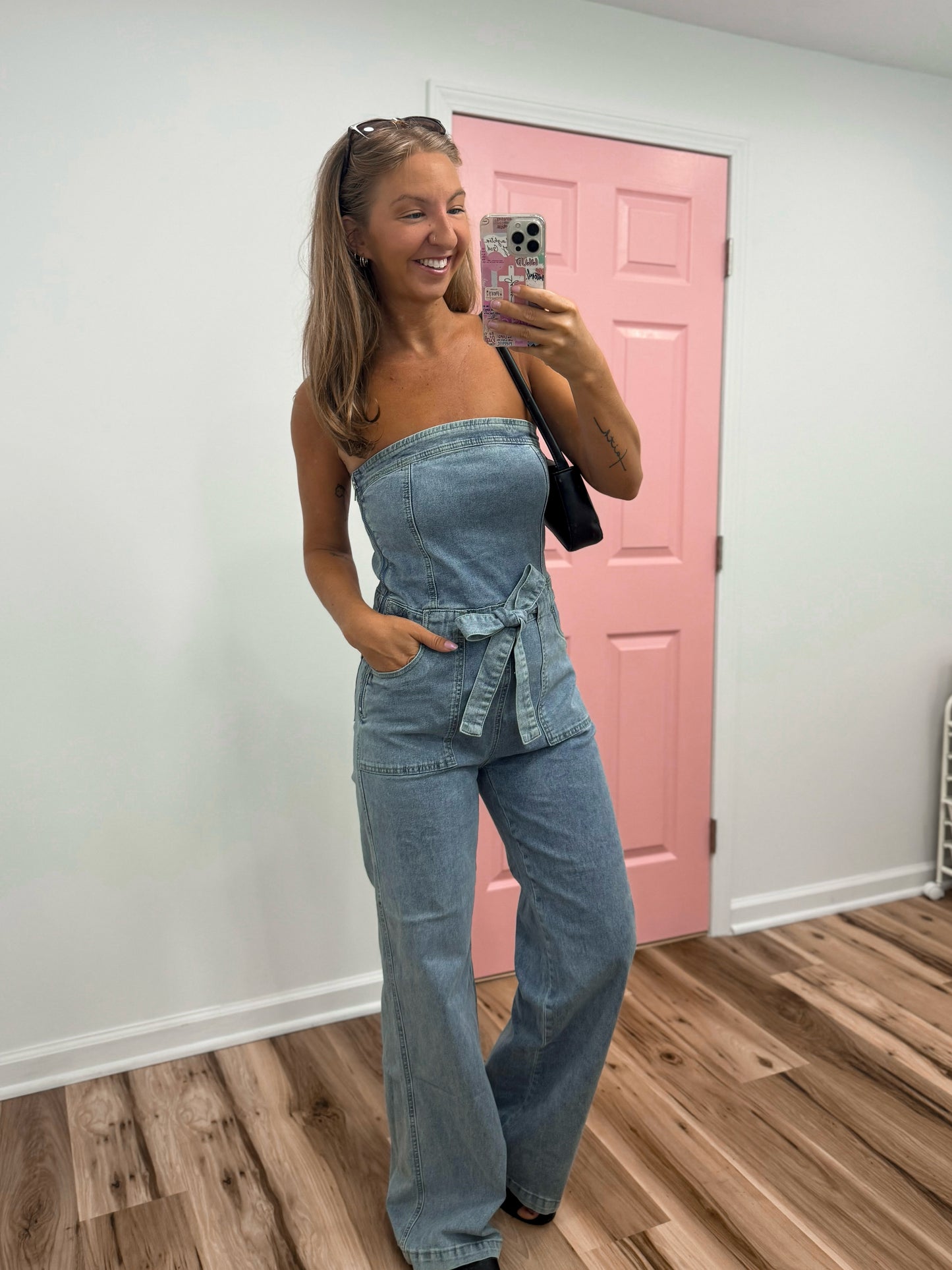 Blue Crush Denim Jumpsuit