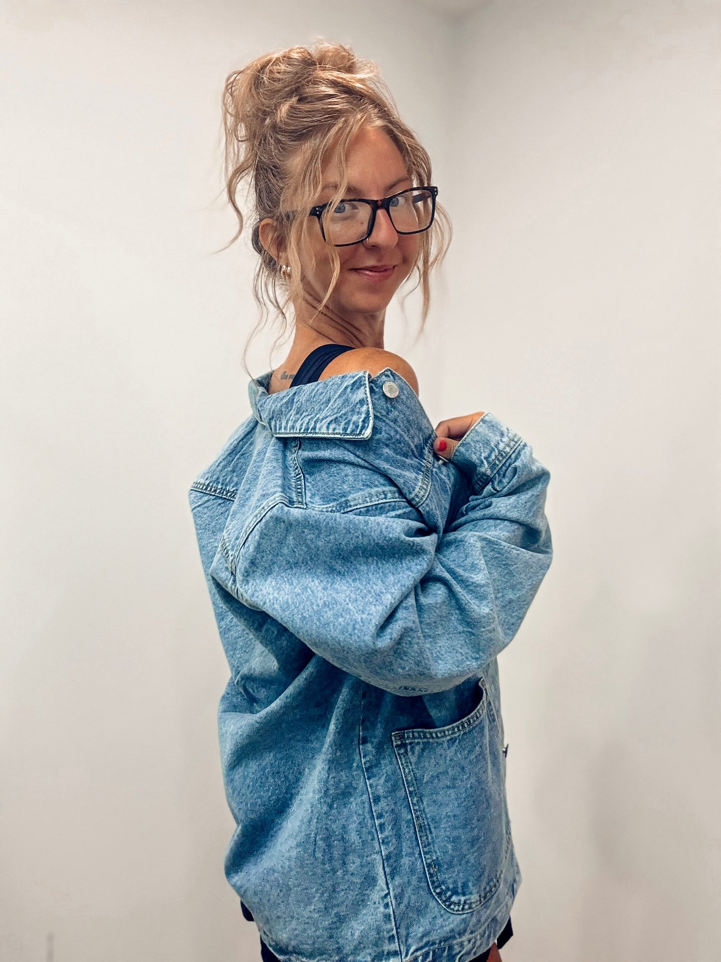 Cool Girl Oversized Denim Jacket