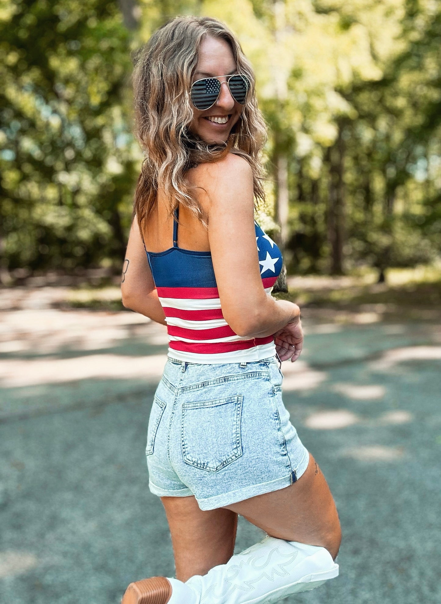 Stars & Stripes Sweetheart Cami