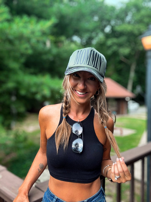 Mommin’ Camo Trucker Hat