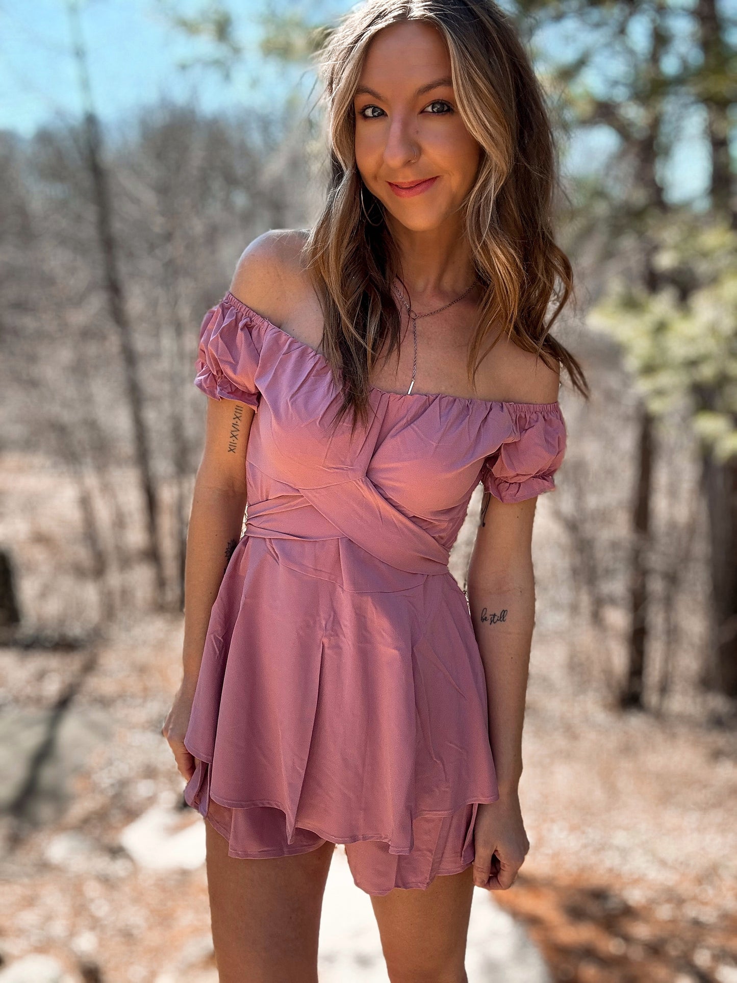 Rose Sunset Romper